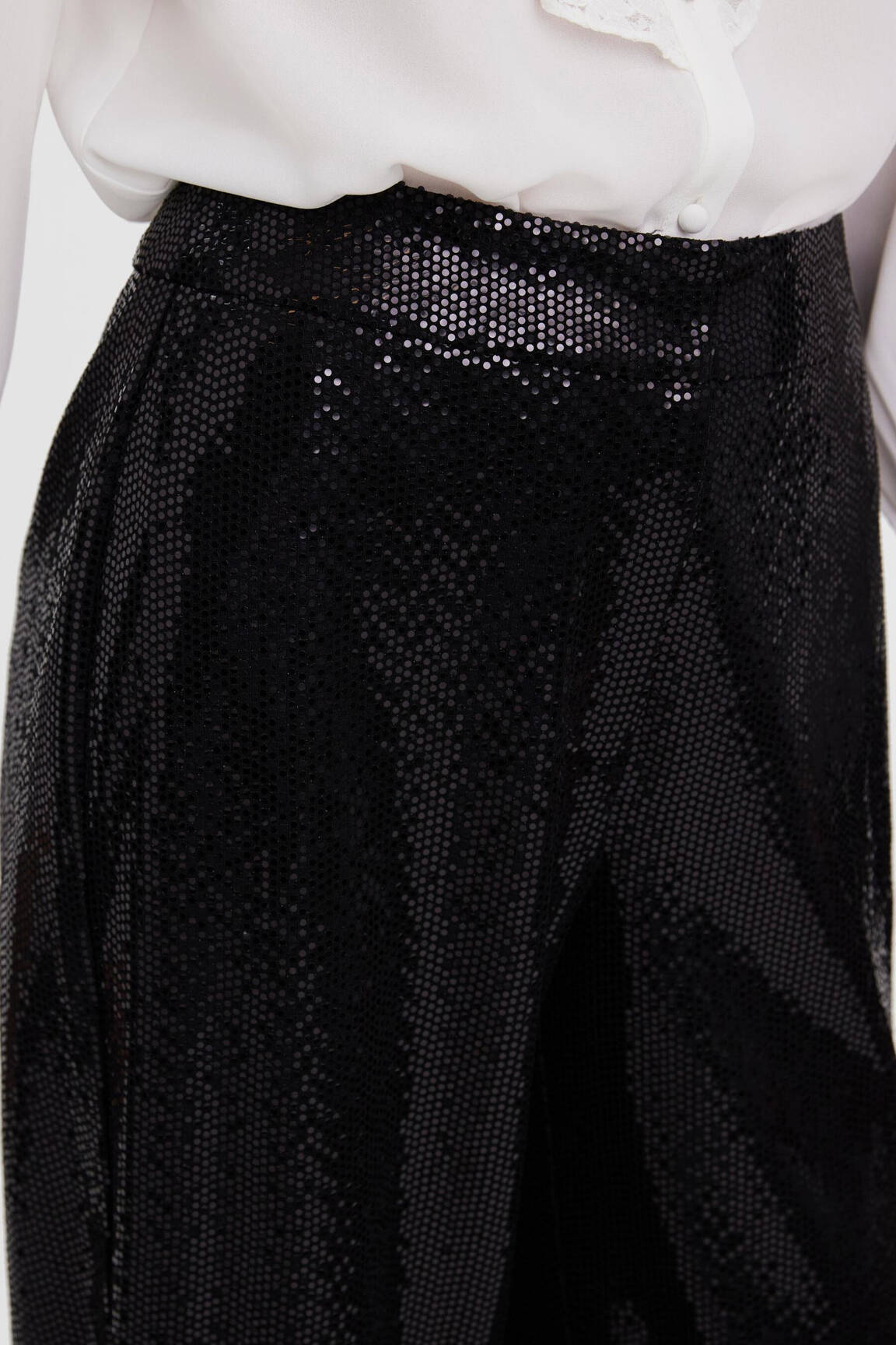 Platus kelnes juodas VERO MODA moteris