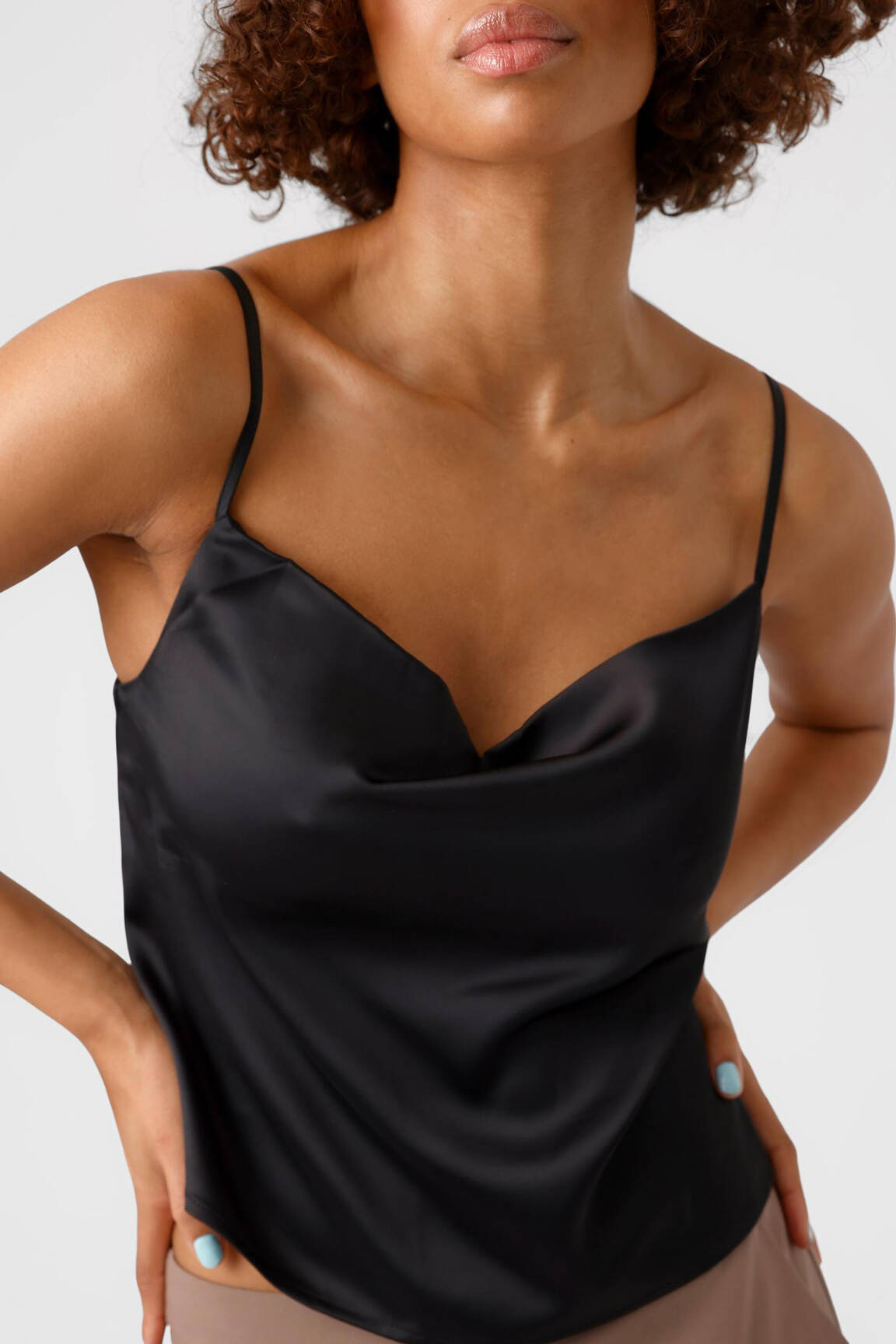 Viršūnė juodas VERO MODA moteris