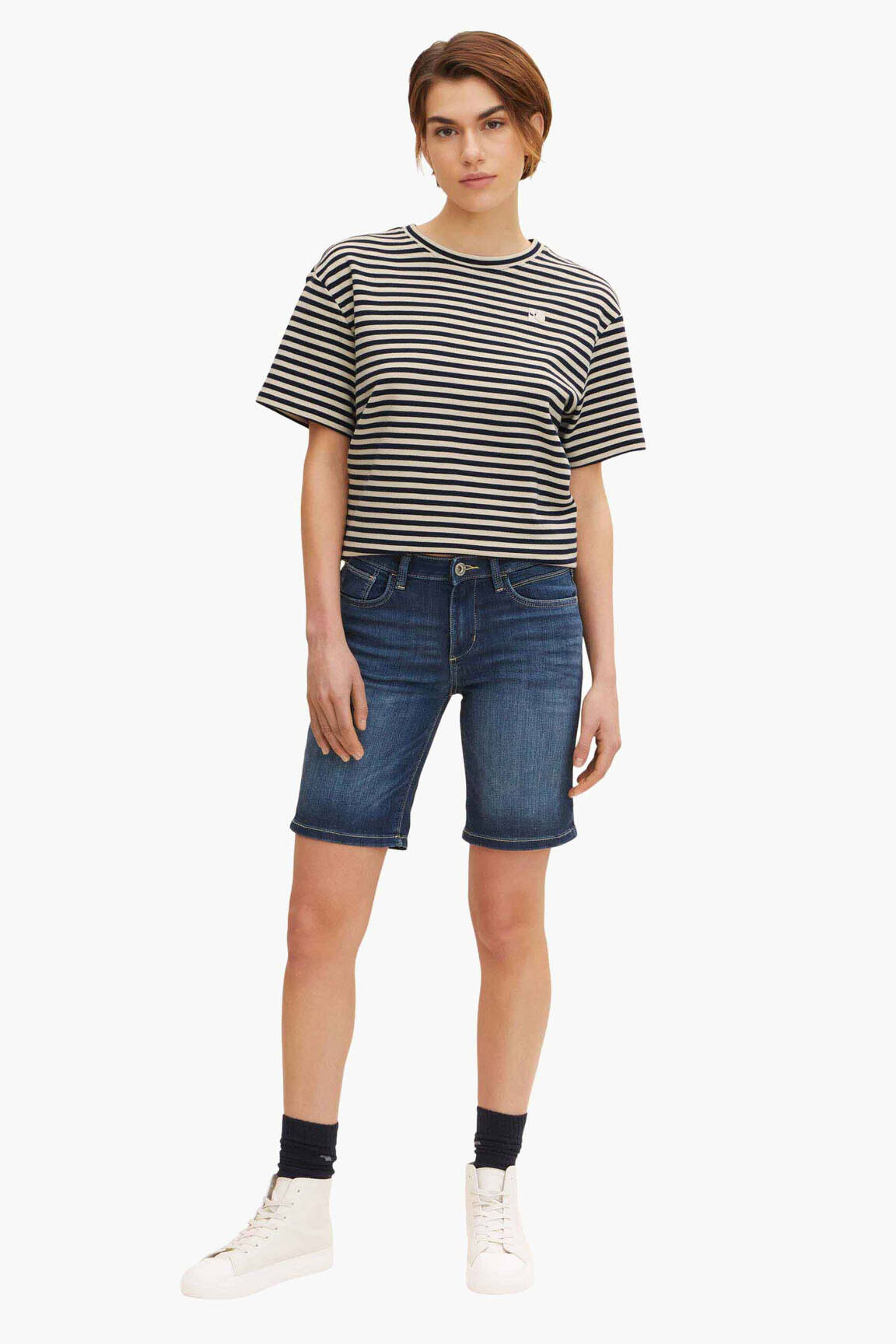 Bermudas mėlyna TOM TAILOR moteris