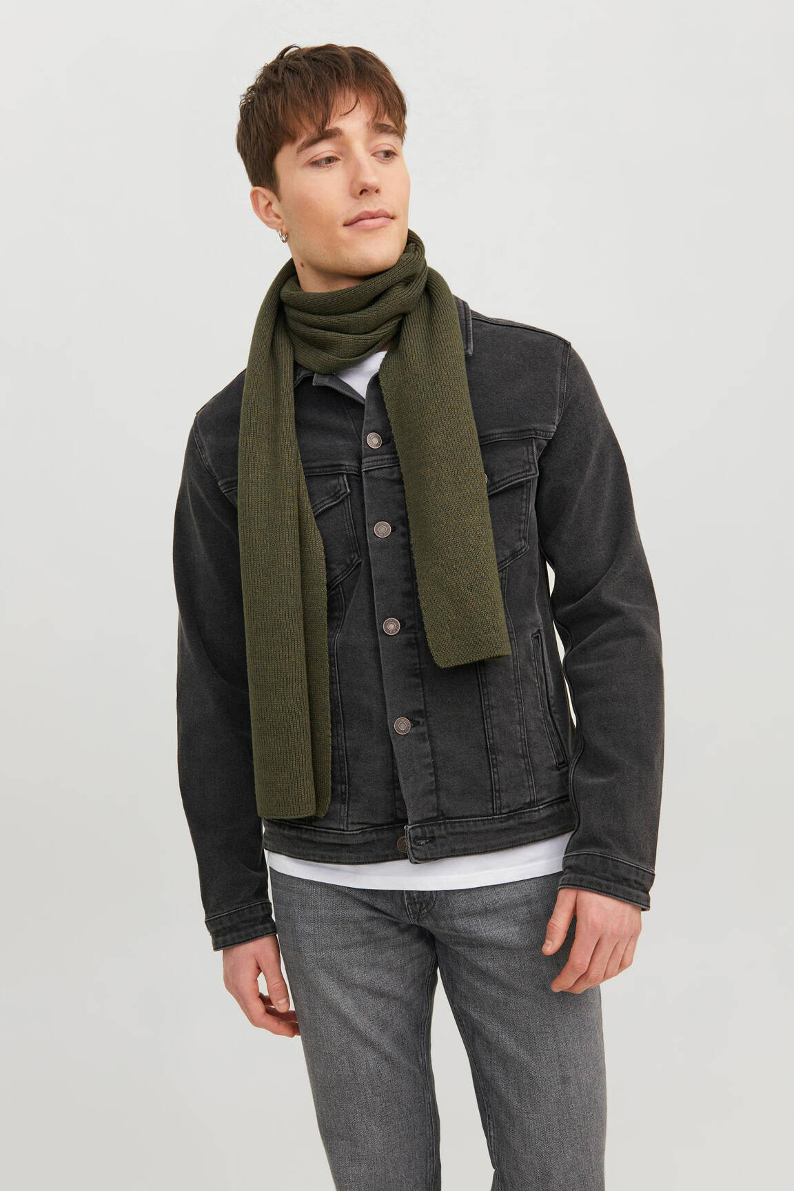 Šalikas mėlyna JACK & JONES vyras