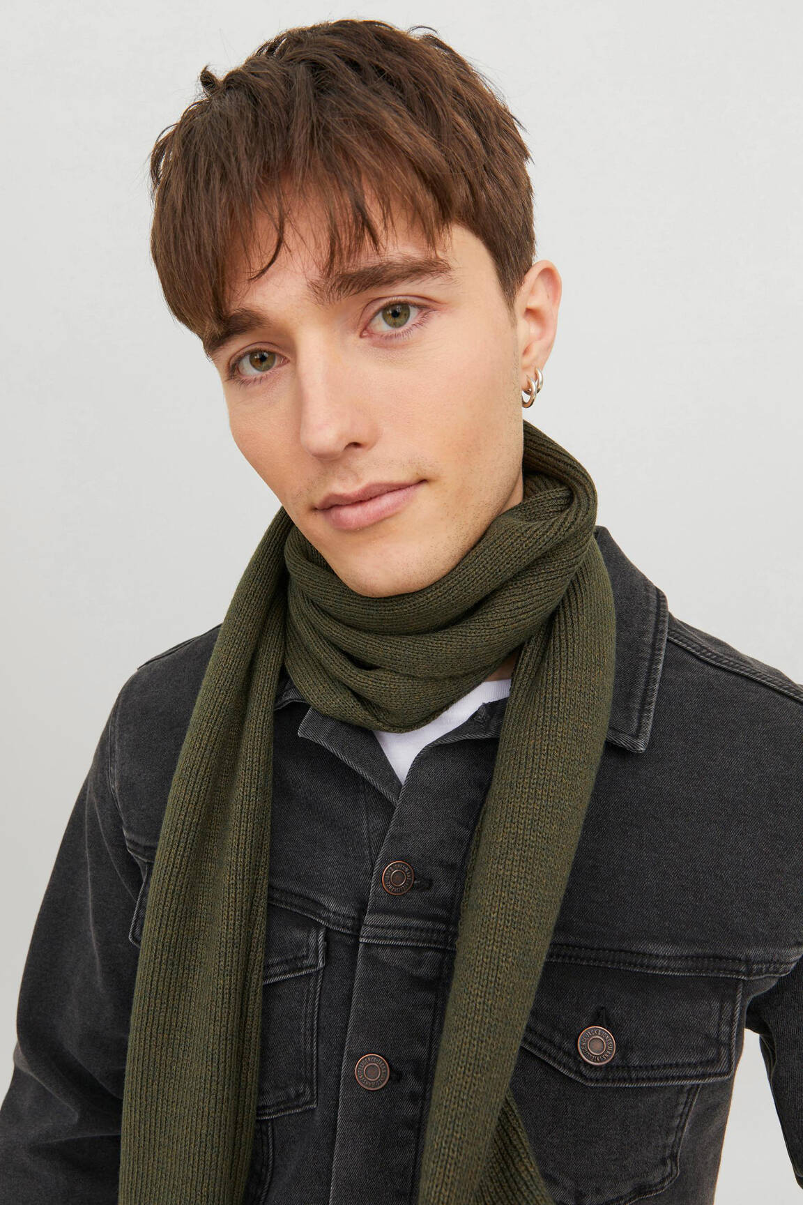 Šalikas mėlyna JACK & JONES vyras