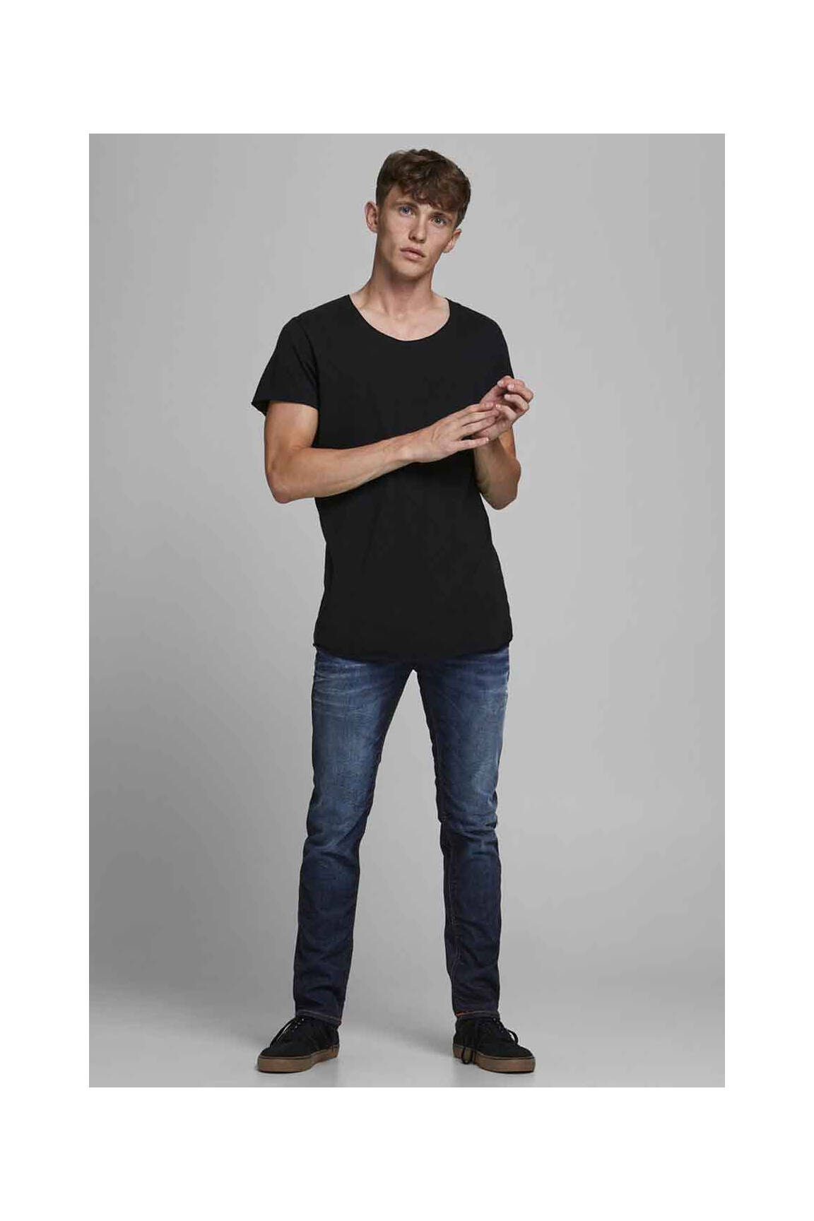 Lieknos džinsai mėlyna JACK & JONES vyras