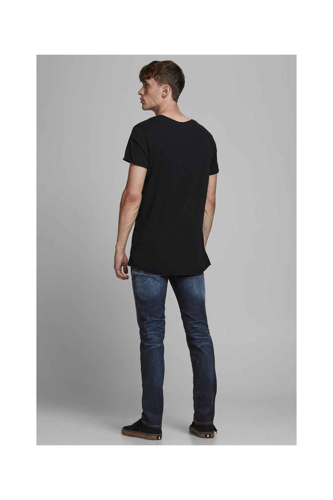 Lieknos džinsai mėlyna JACK & JONES vyras