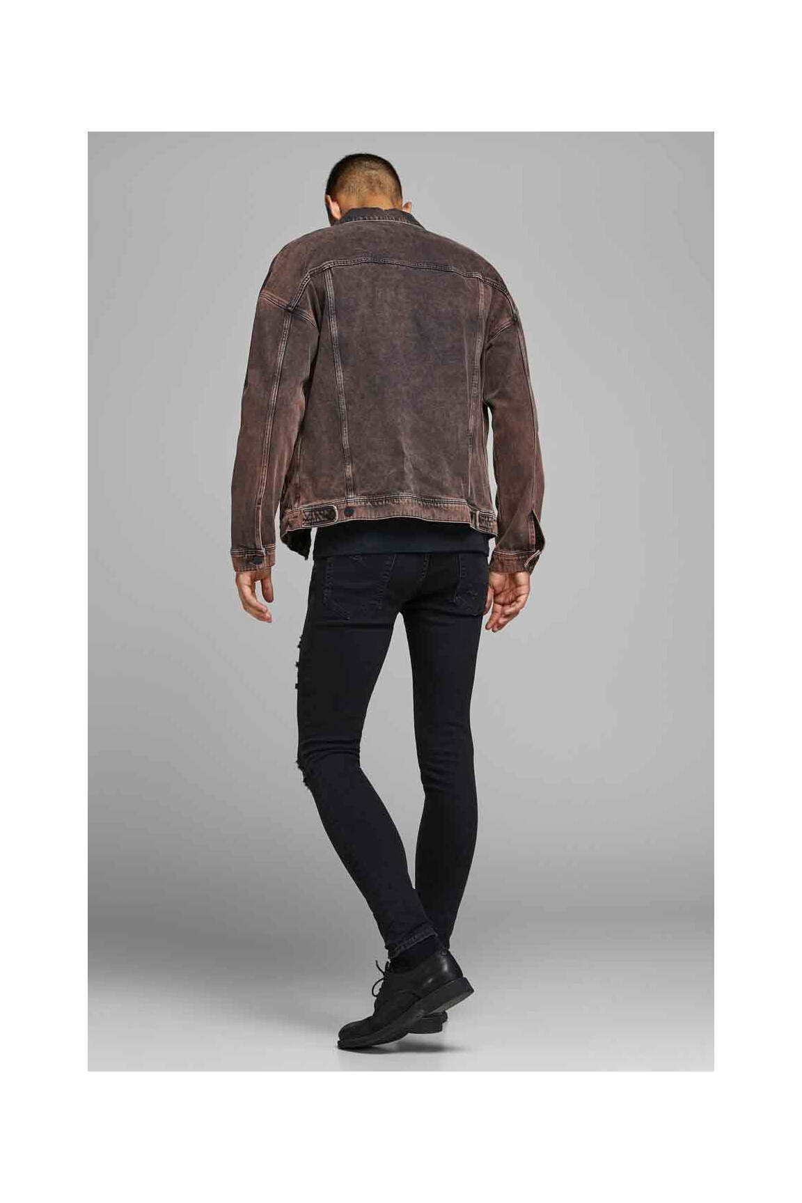 Lieknos džinsai juodas JACK & JONES vyras