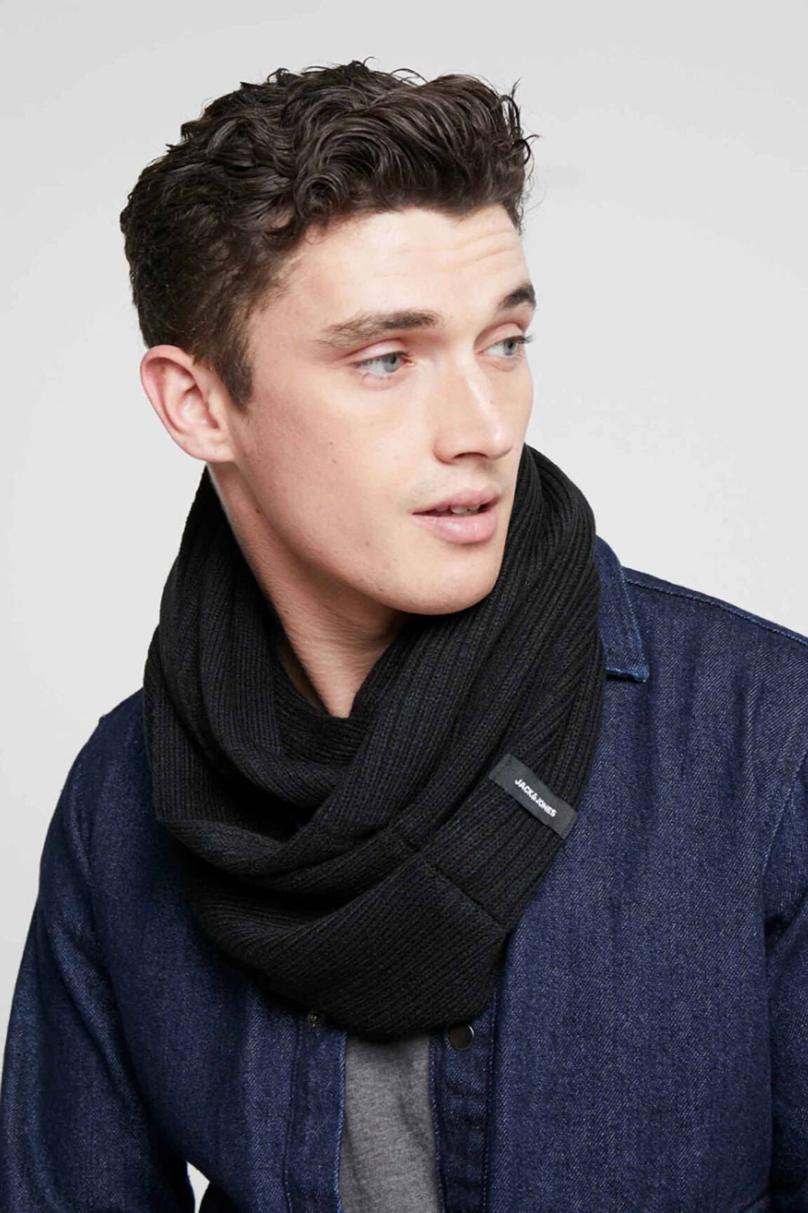 Apykaklė / kaklo juosta juodas JACK & JONES vyras