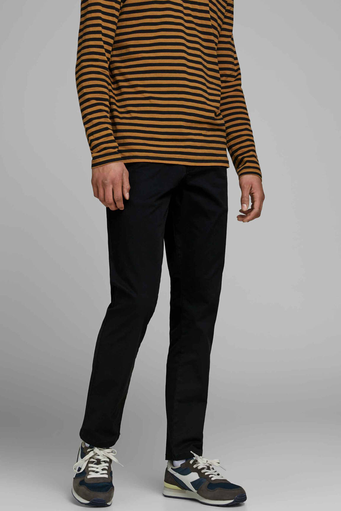 Chino kelnė juodas JACK & JONES vyras