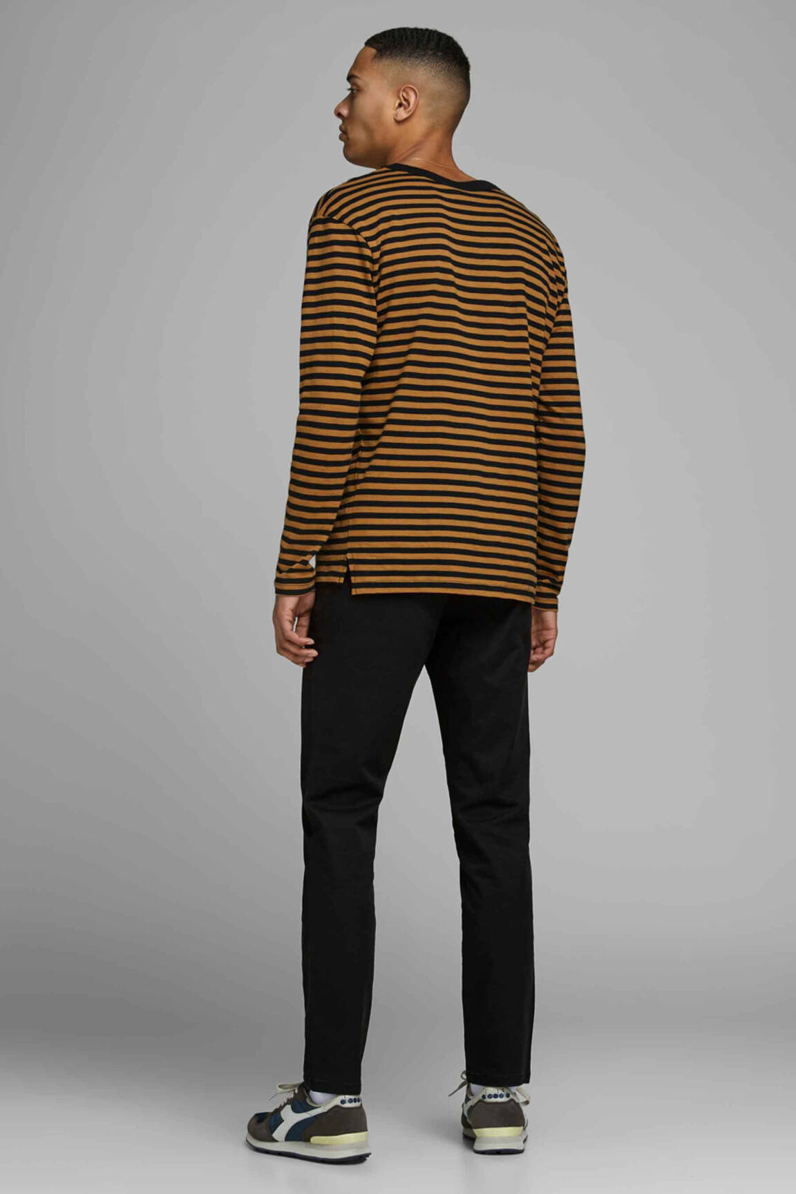 Chino kelnė juodas JACK & JONES vyras