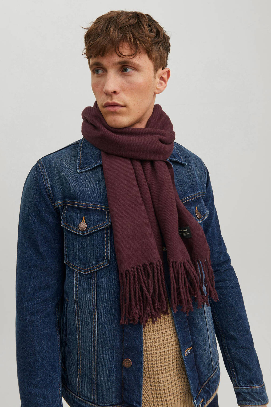 Šalikas rudas JACK & JONES vyras