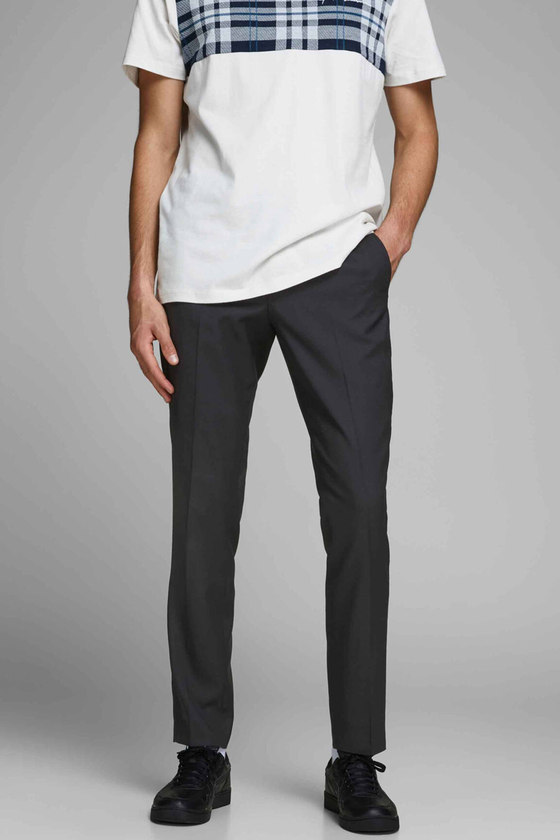 Chino kelnė juodas JACK & JONES vyras