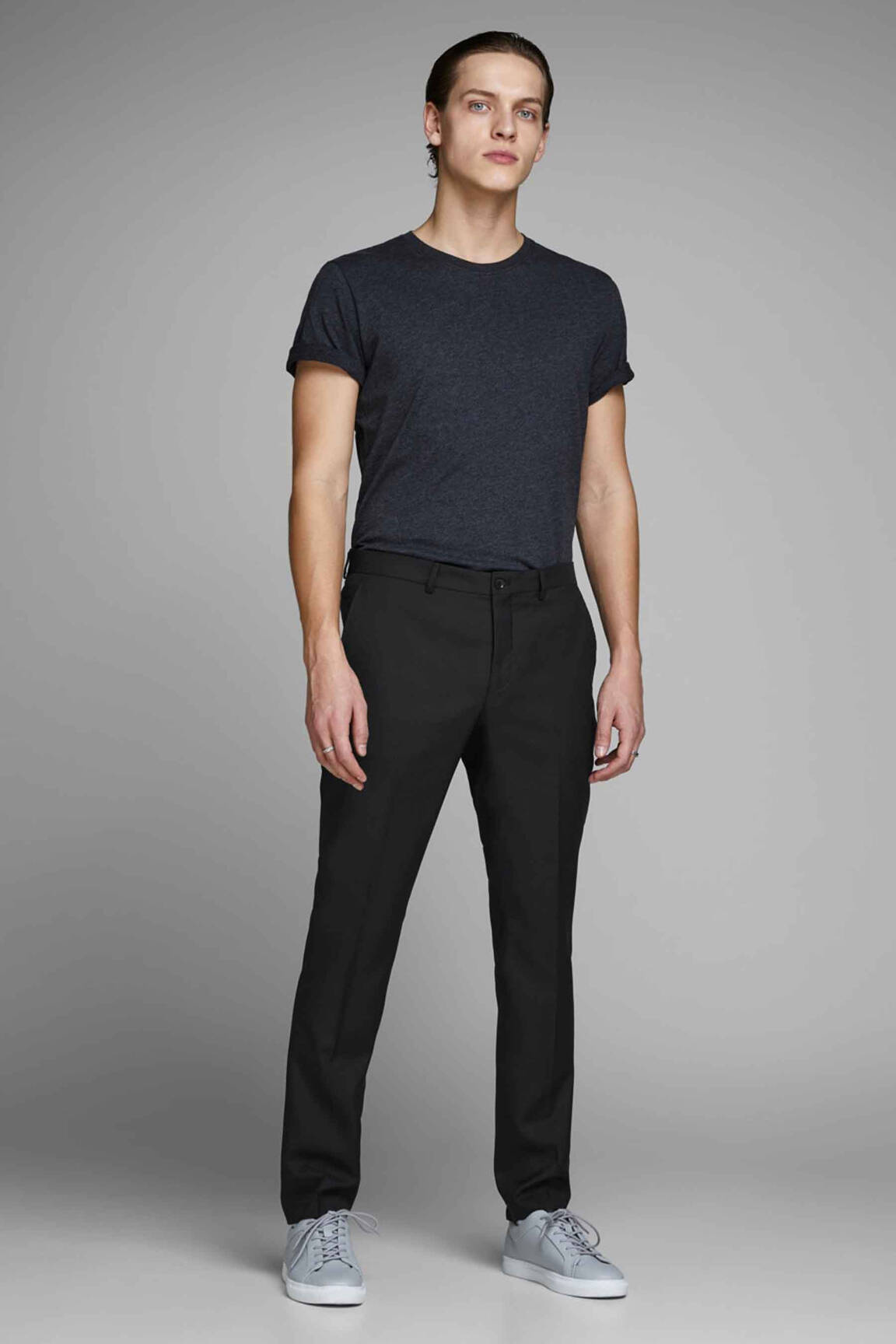 Chino kelnė juodas JACK & JONES vyras