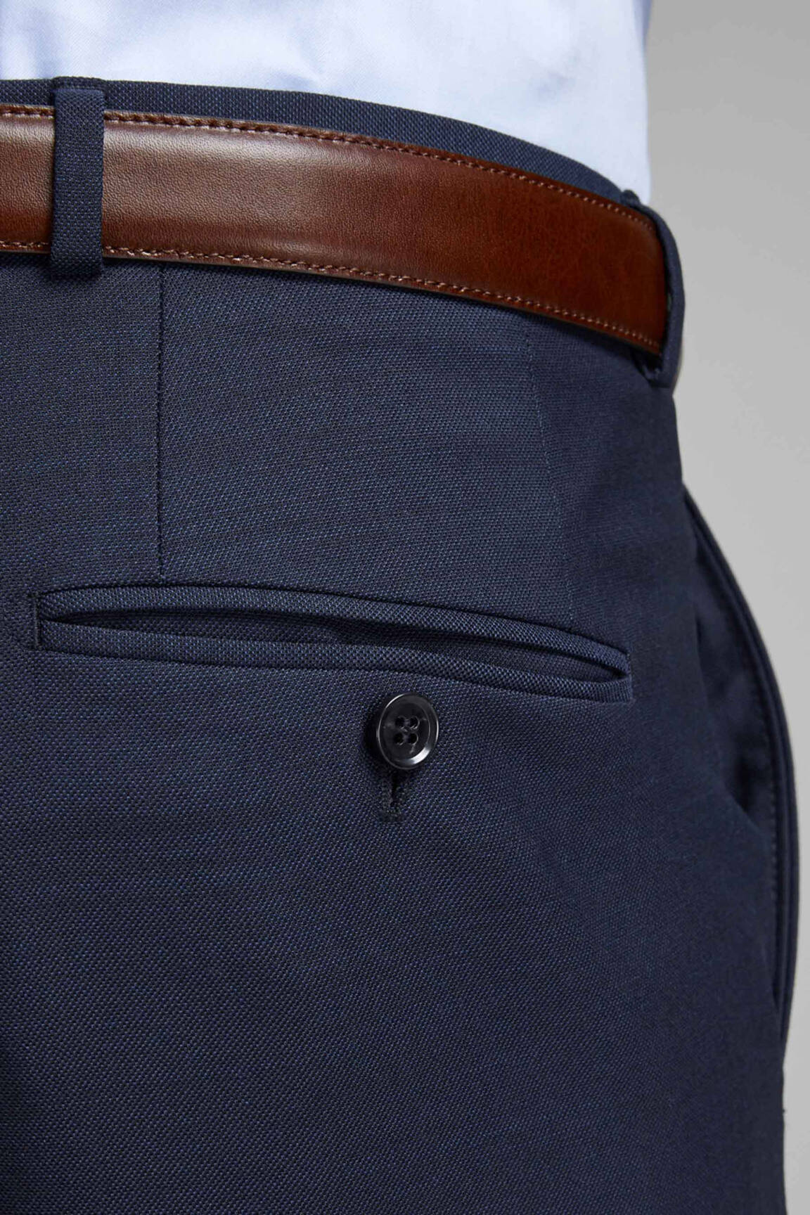Lieknos kelnės mėlyna JACK & JONES vyras