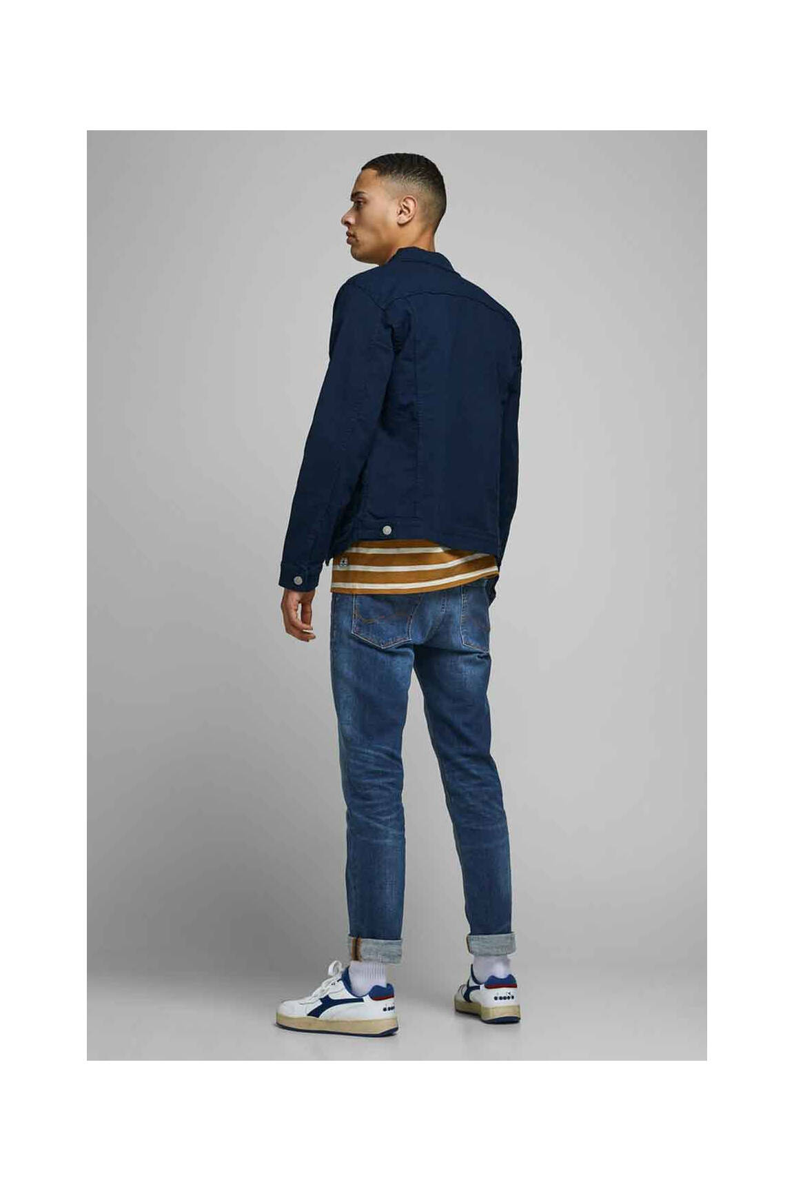 Lieknos džinsai mėlyna JACK & JONES vyras