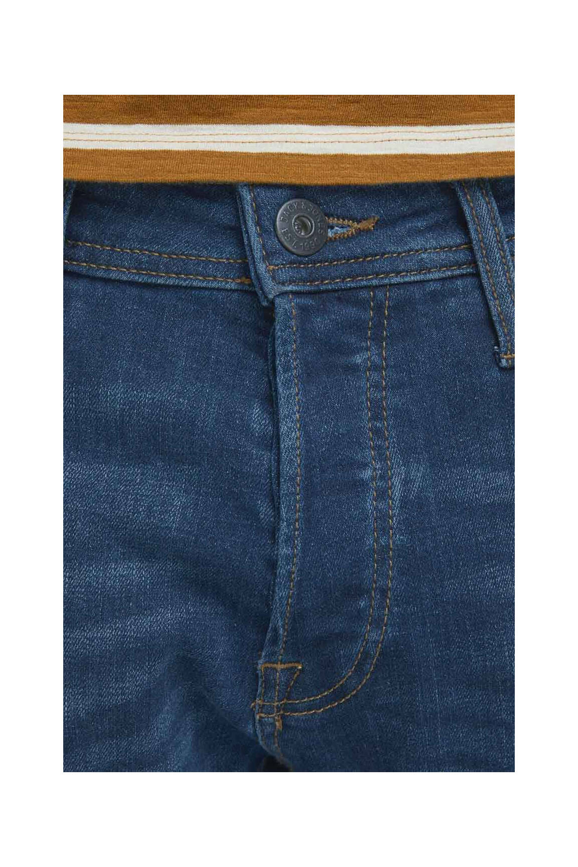 Lieknos džinsai mėlyna JACK & JONES vyras
