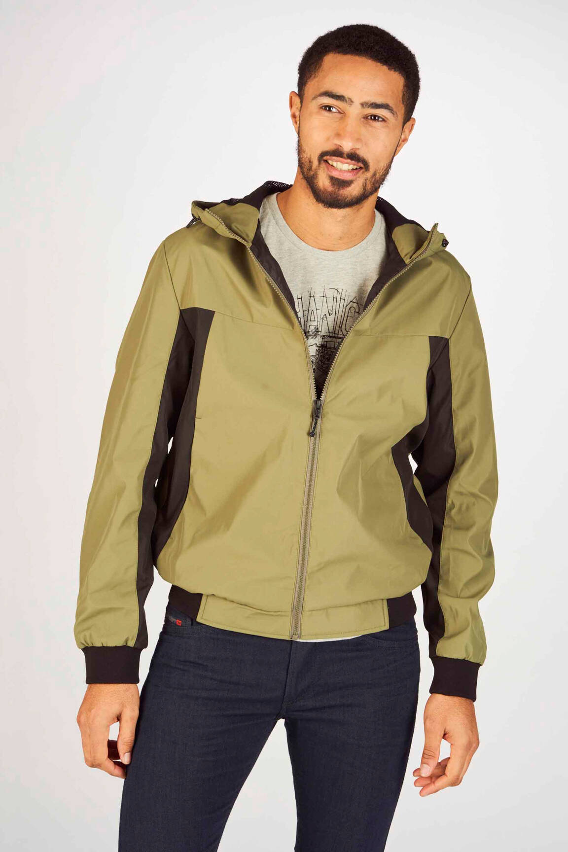 Kasdienis švarkas žalias JACK & JONES vyras