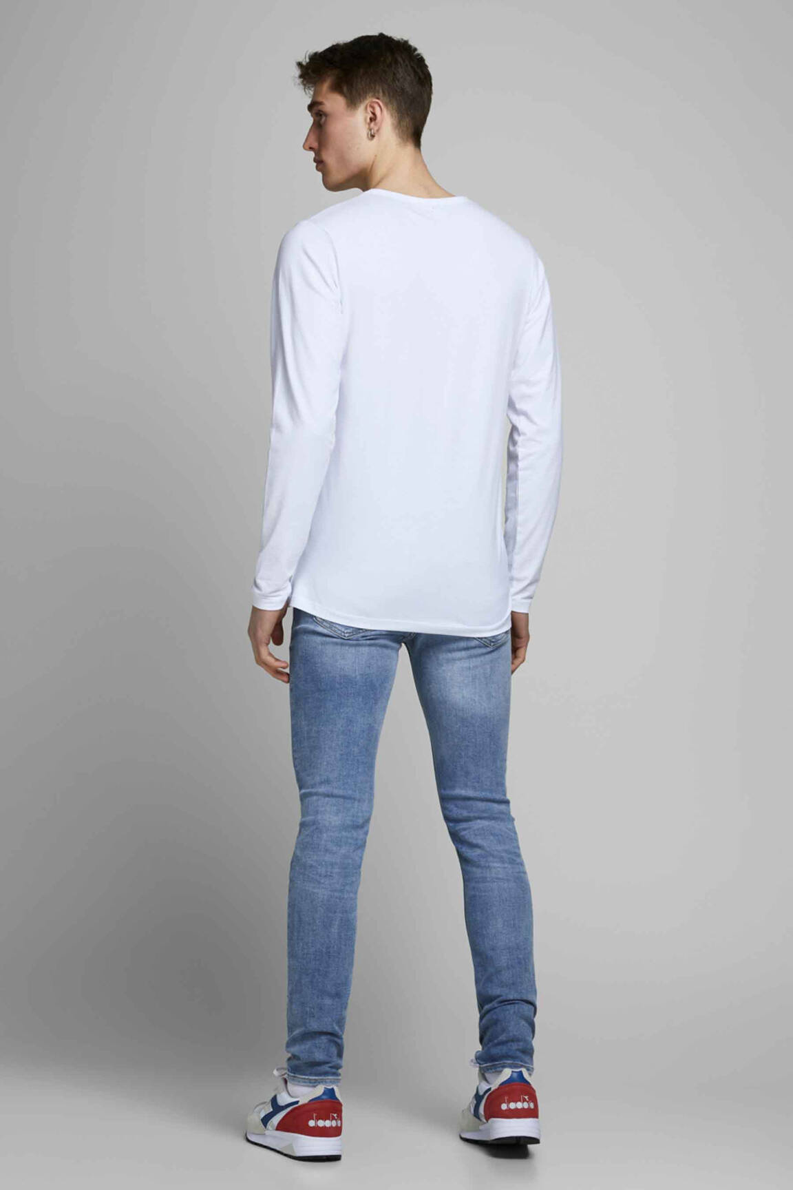 Lieknos džinsai mėlyna JACK & JONES vyras