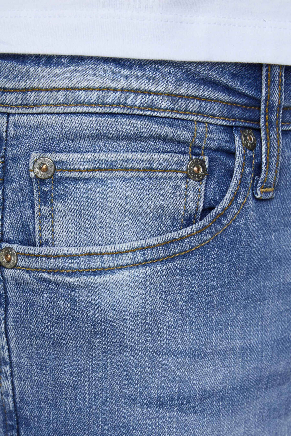Lieknos džinsai mėlyna JACK & JONES vyras