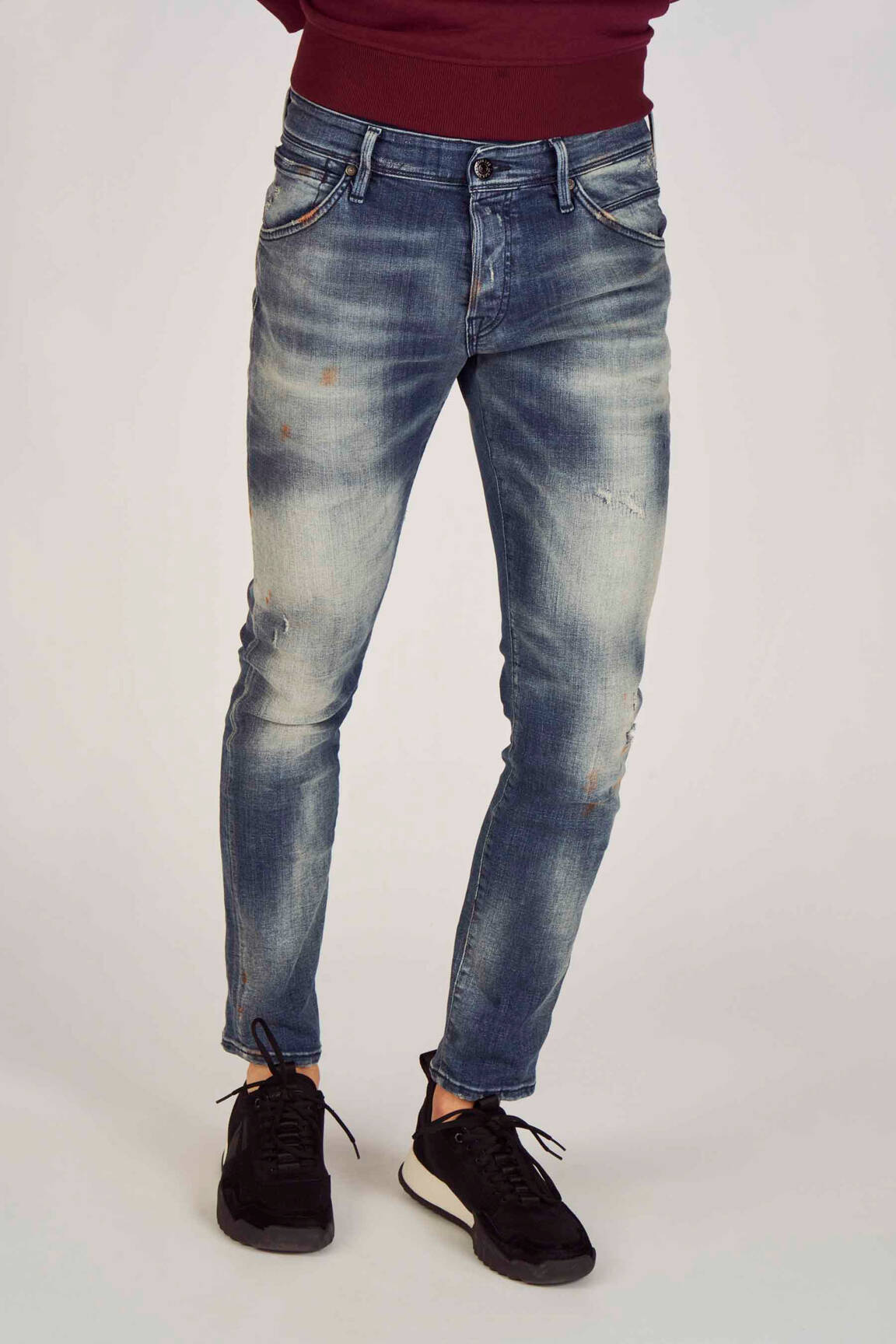 Tiesios kirpimo džinsai mėlyna JACK & JONES vyras