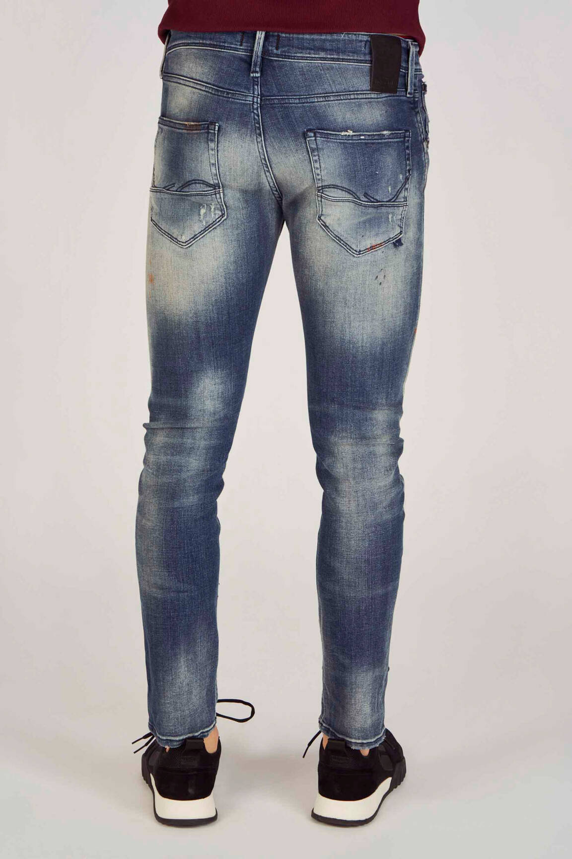 Tiesios kirpimo džinsai mėlyna JACK & JONES vyras
