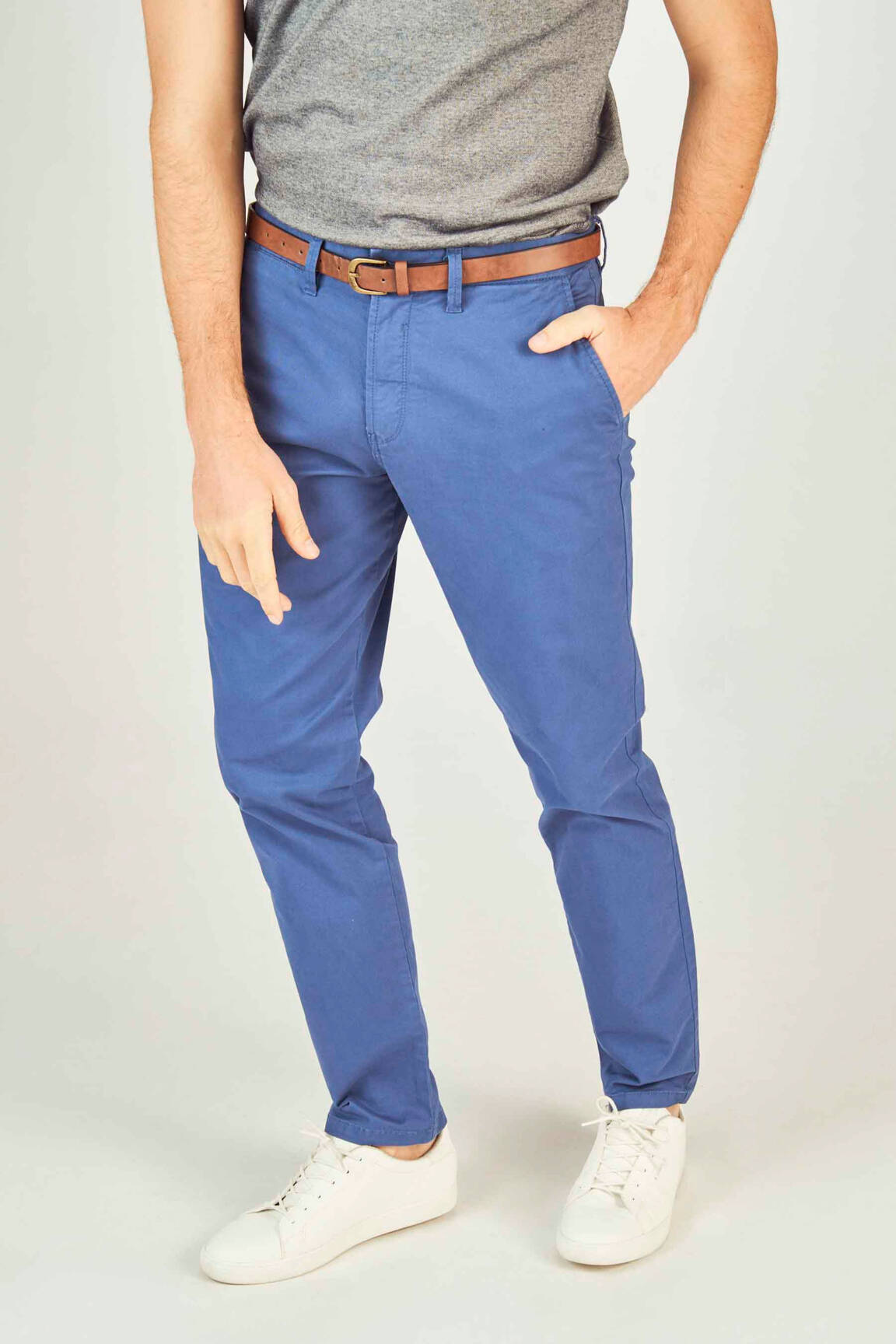 Chino kelnė mėlyna JACK & JONES vyras