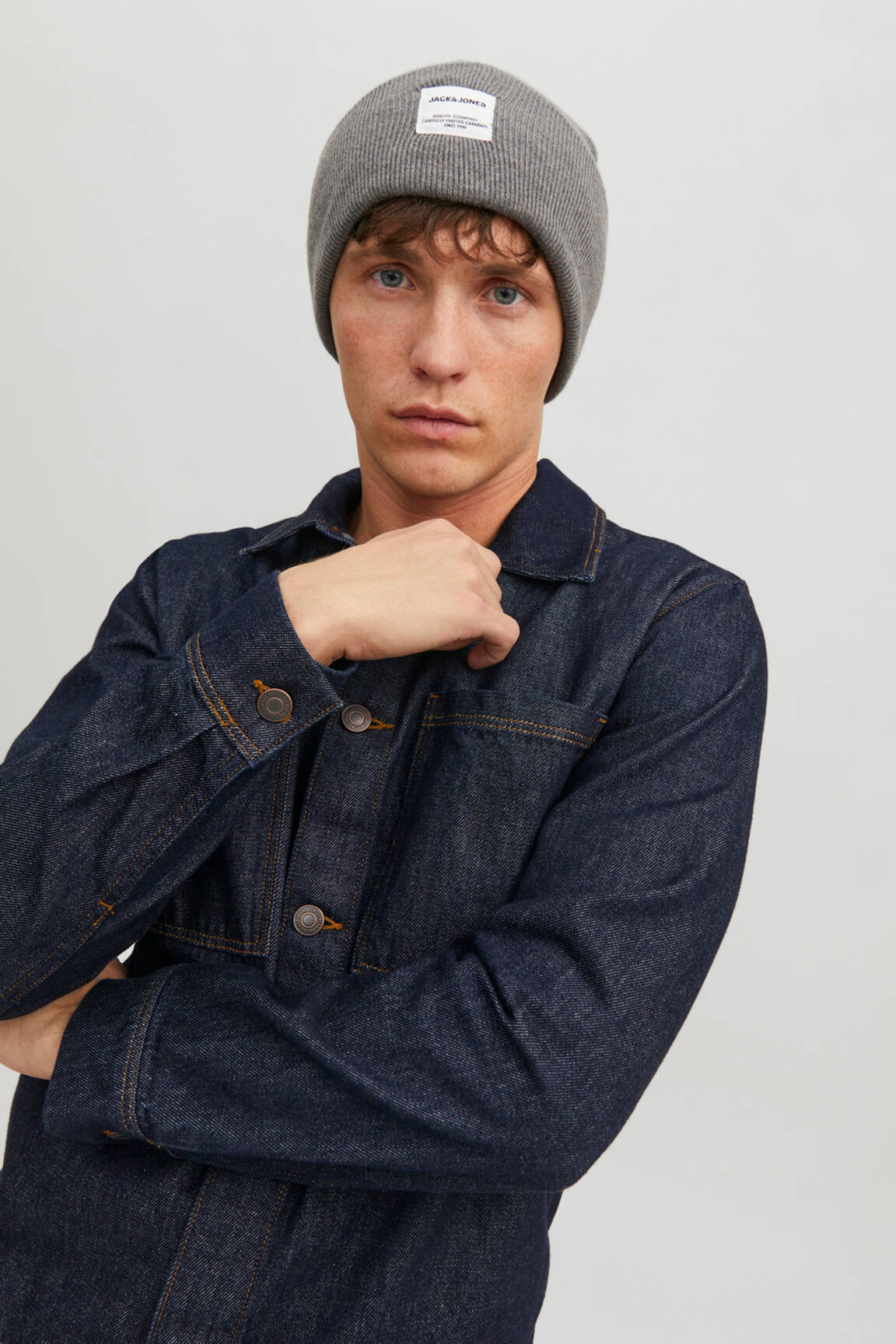 Kepurė pilka JACK & JONES vyras