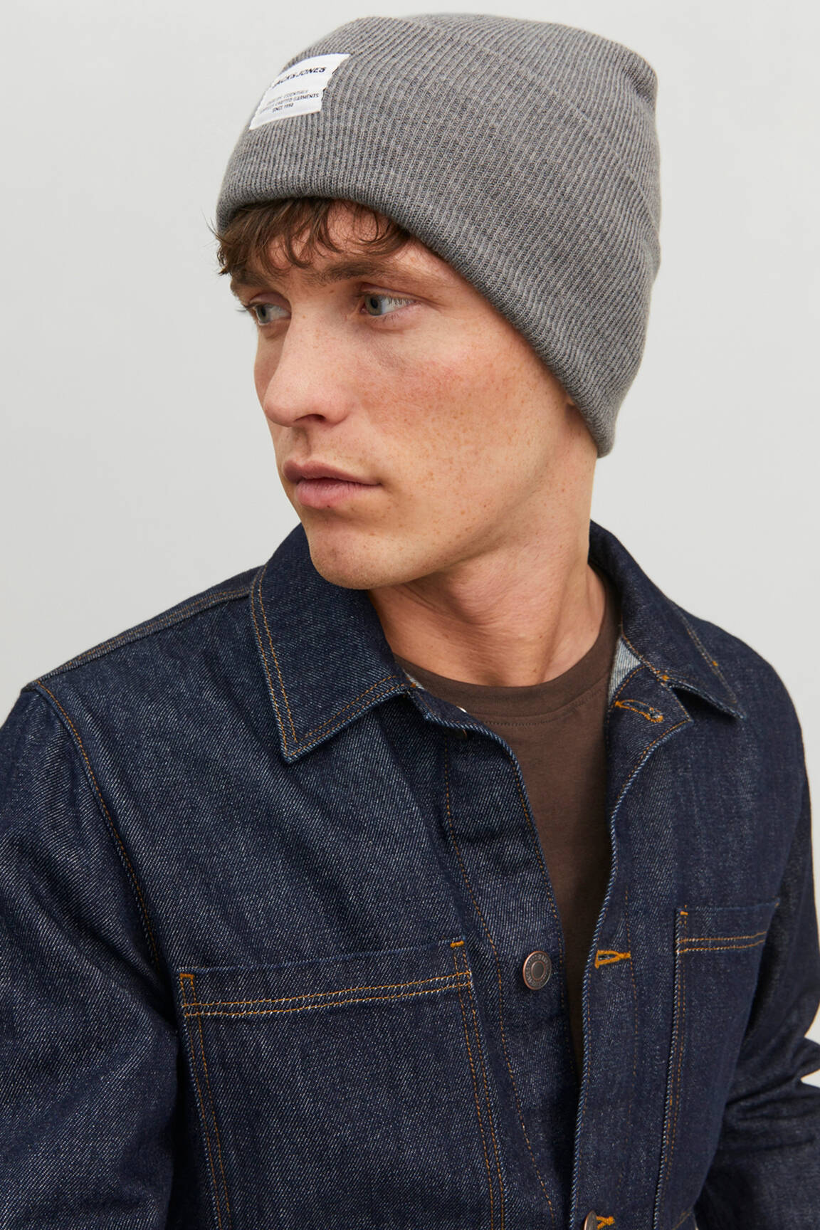 Kepurė pilka JACK & JONES vyras
