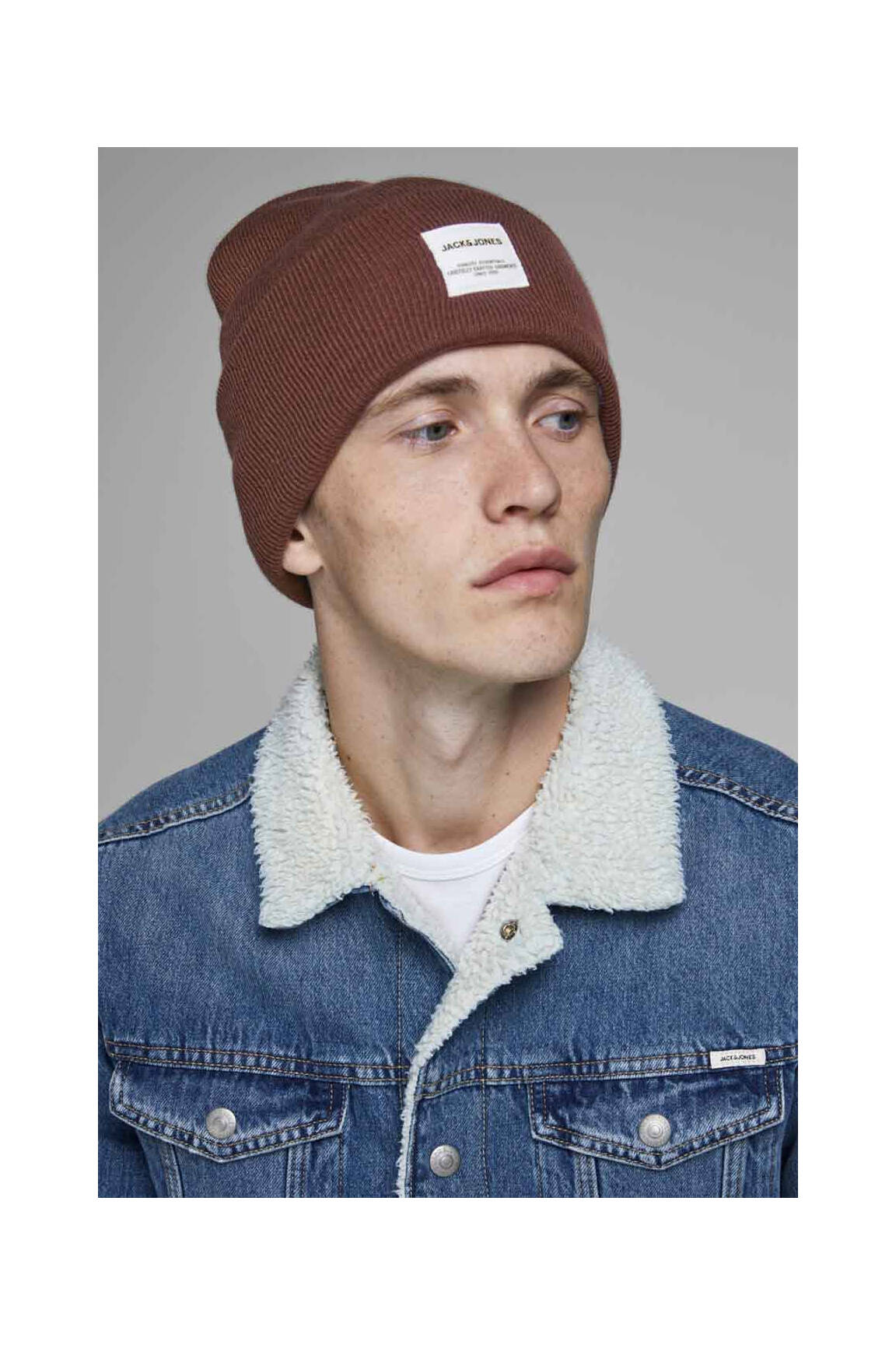 Kepurė rudas JACK & JONES vyras