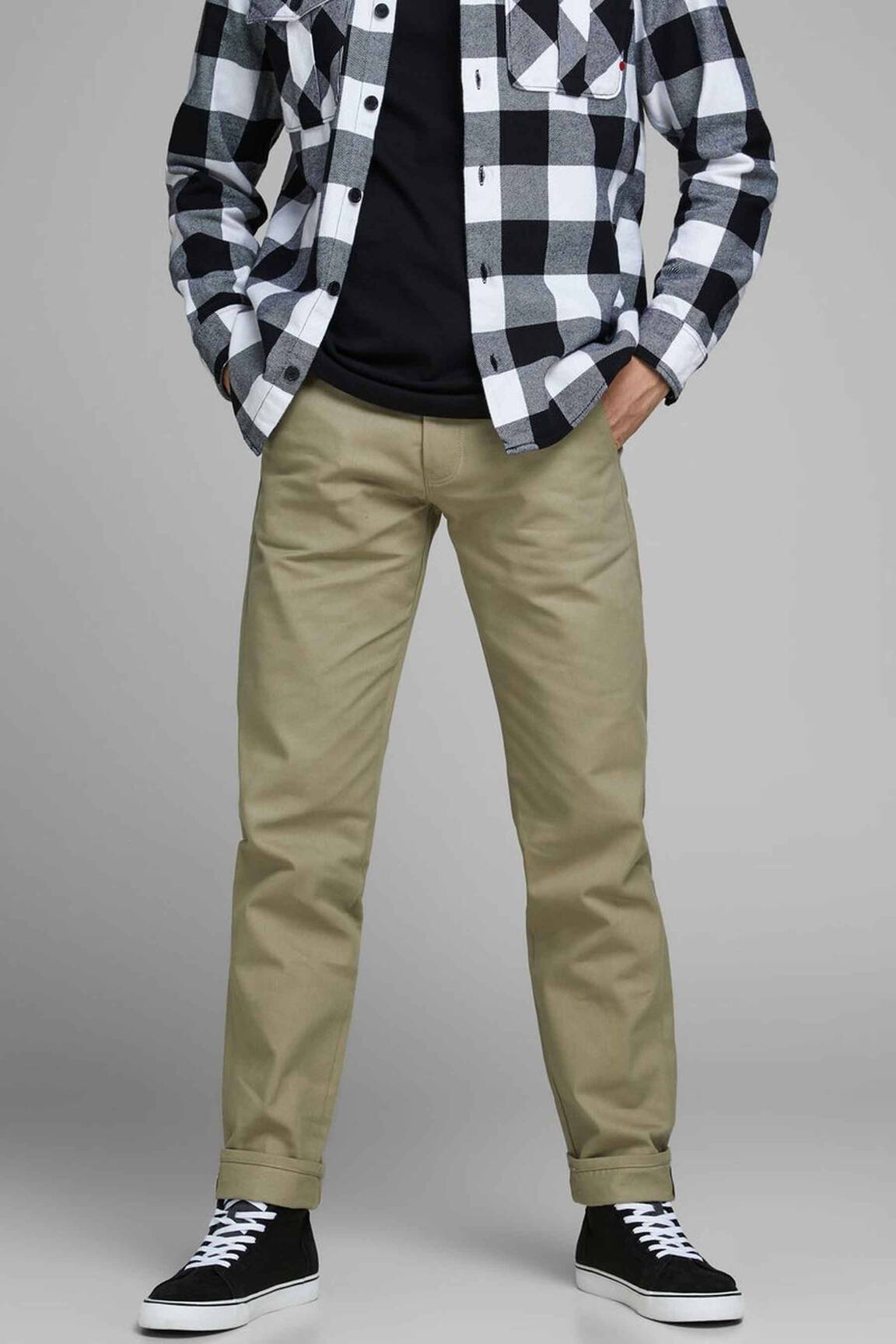 Chino kelnė raudona JACK & JONES vyras