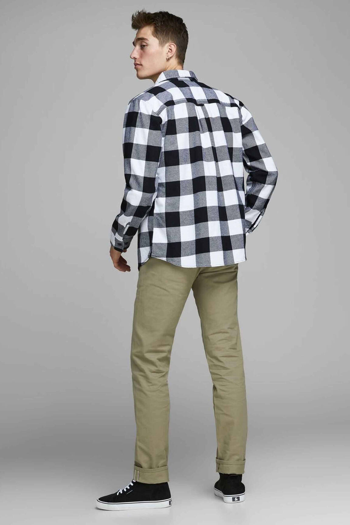 Chino kelnė raudona JACK & JONES vyras