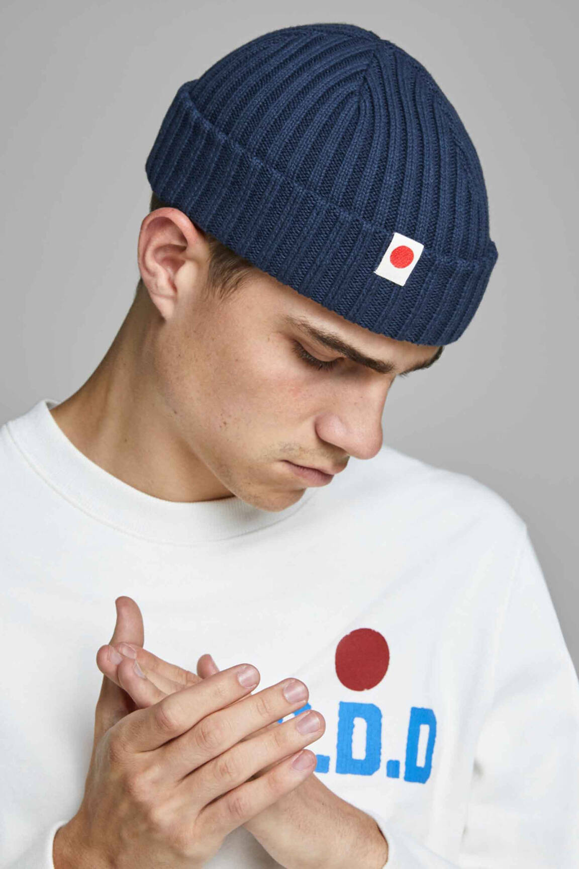 Kepurė mėlyna JACK & JONES vyras