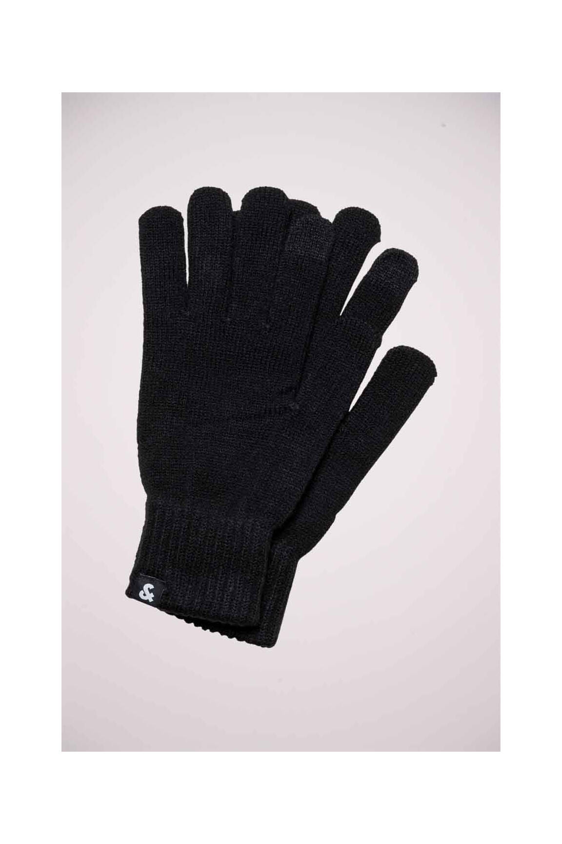 Pirštinės juodas JACK & JONES vyras