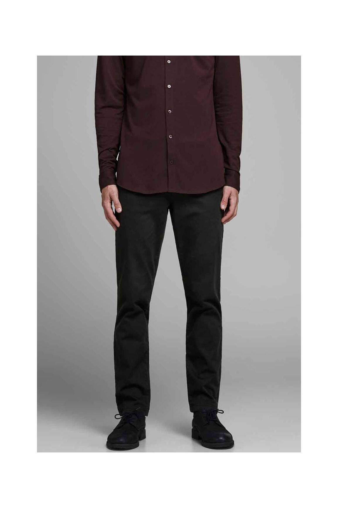 Chino kelnė juodas JACK & JONES vyras