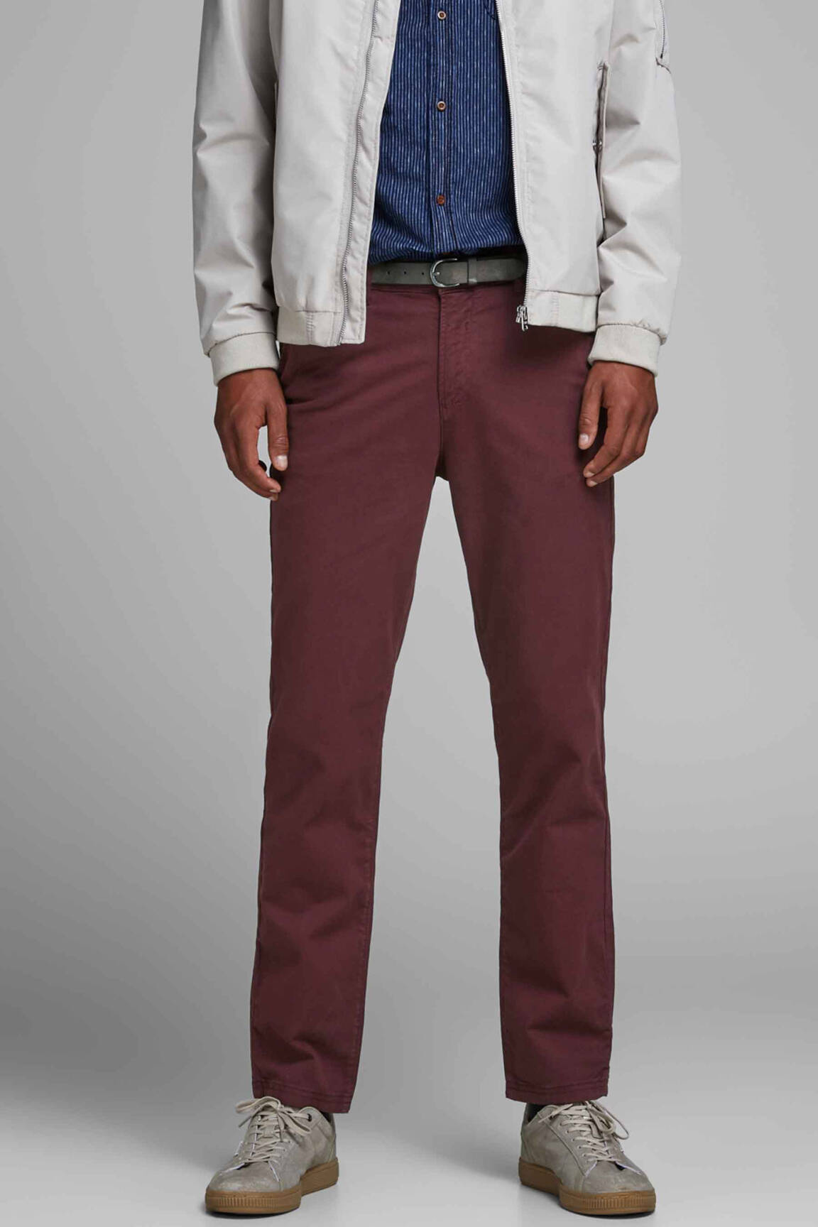 Chino kelnė raudona JACK & JONES vyras