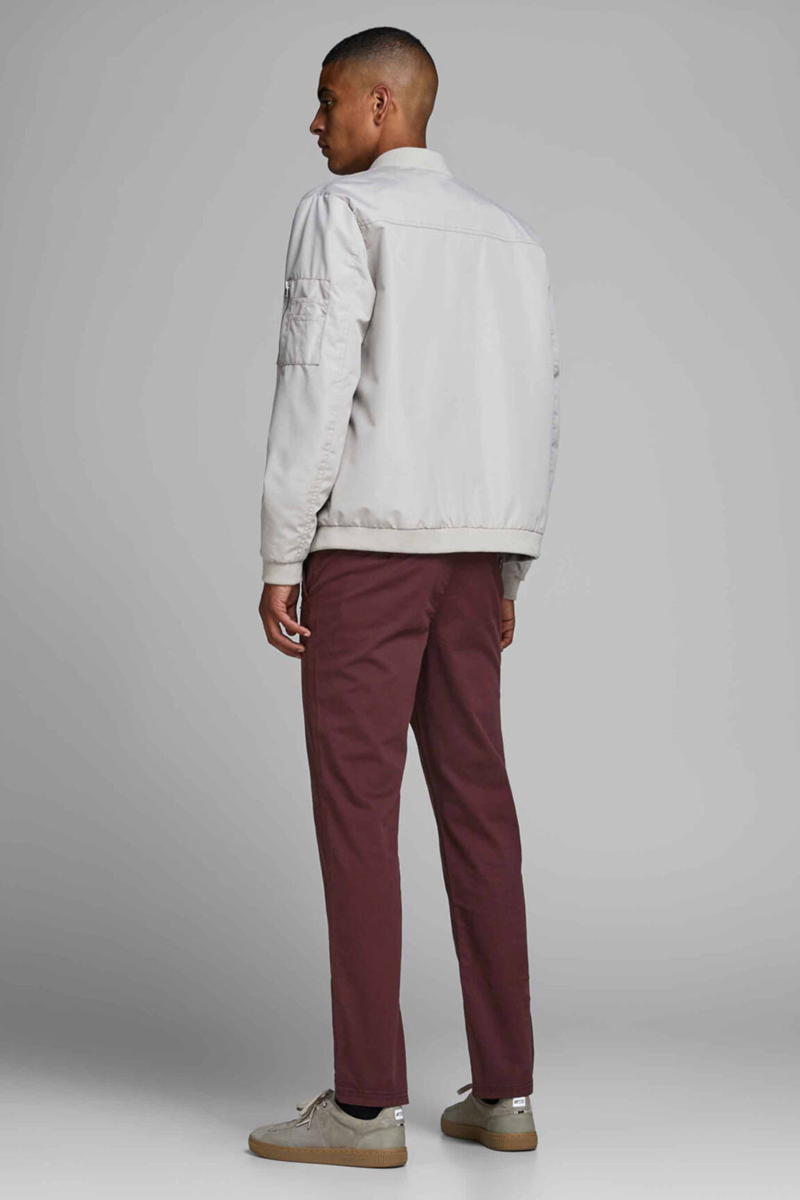 Chino kelnė raudona JACK & JONES vyras
