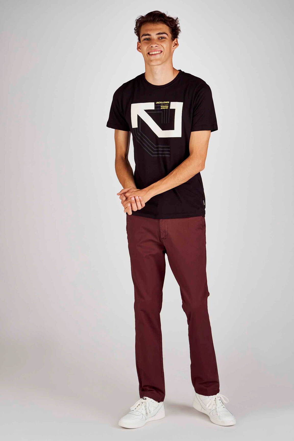Chino kelnė rudas JACK & JONES vyras