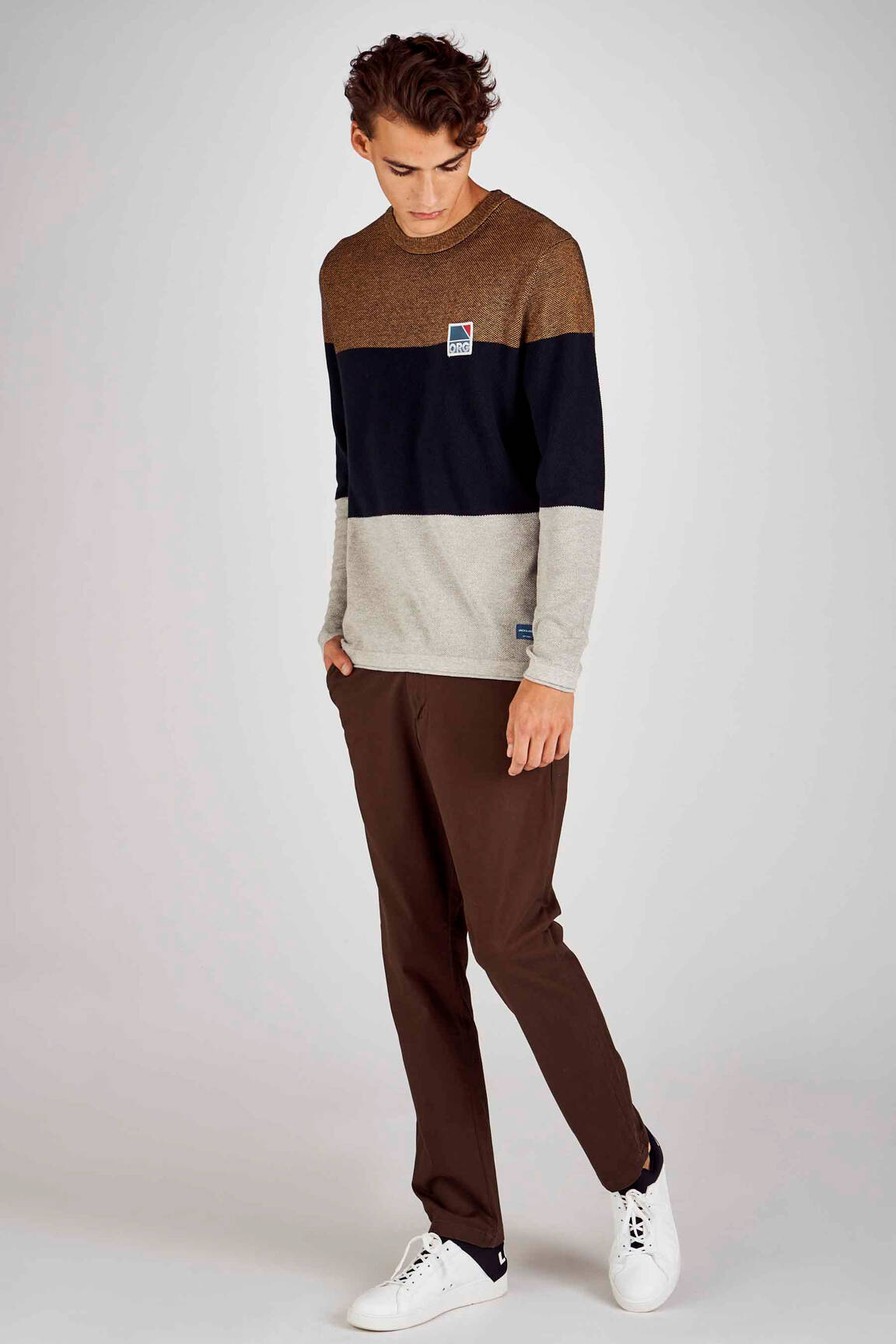 Chino kelnė rudas JACK & JONES vyras