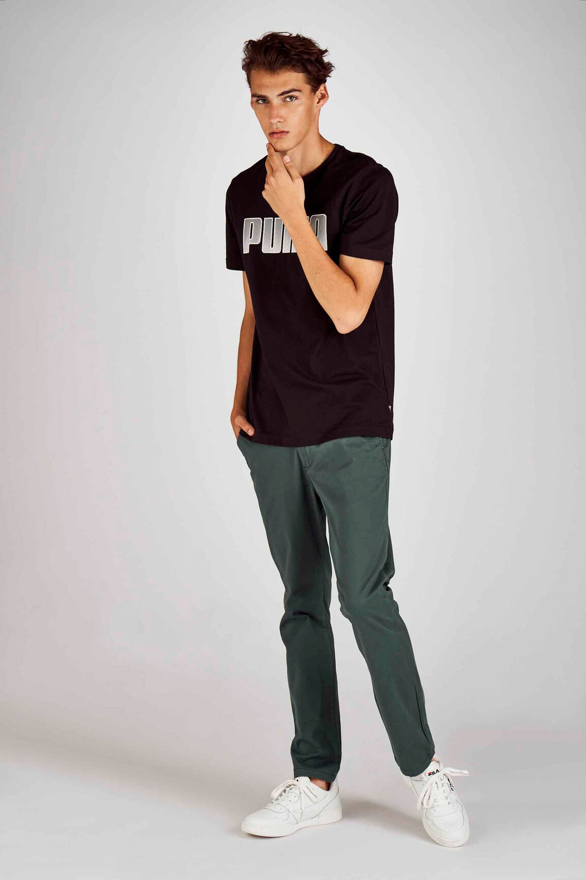 Chino kelnė žalias JACK & JONES vyras