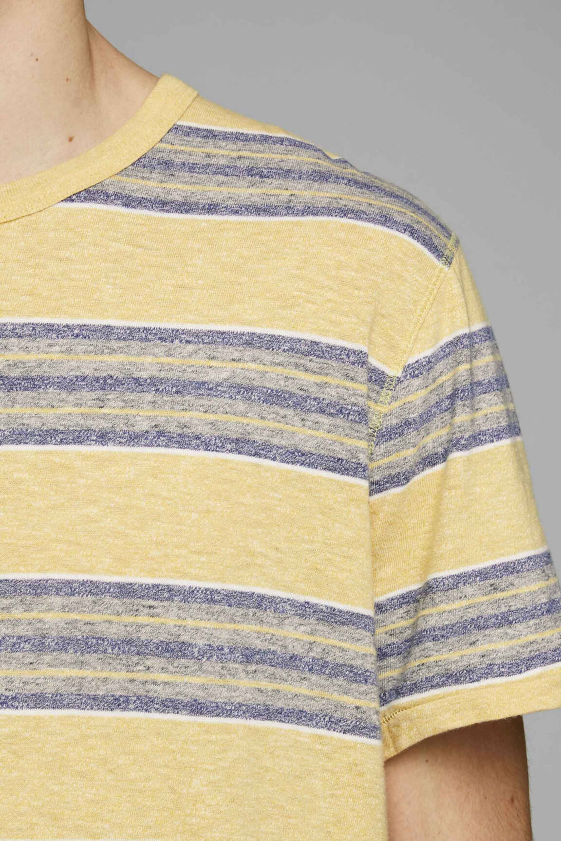 T-marškinys geltona JACK & JONES vyras