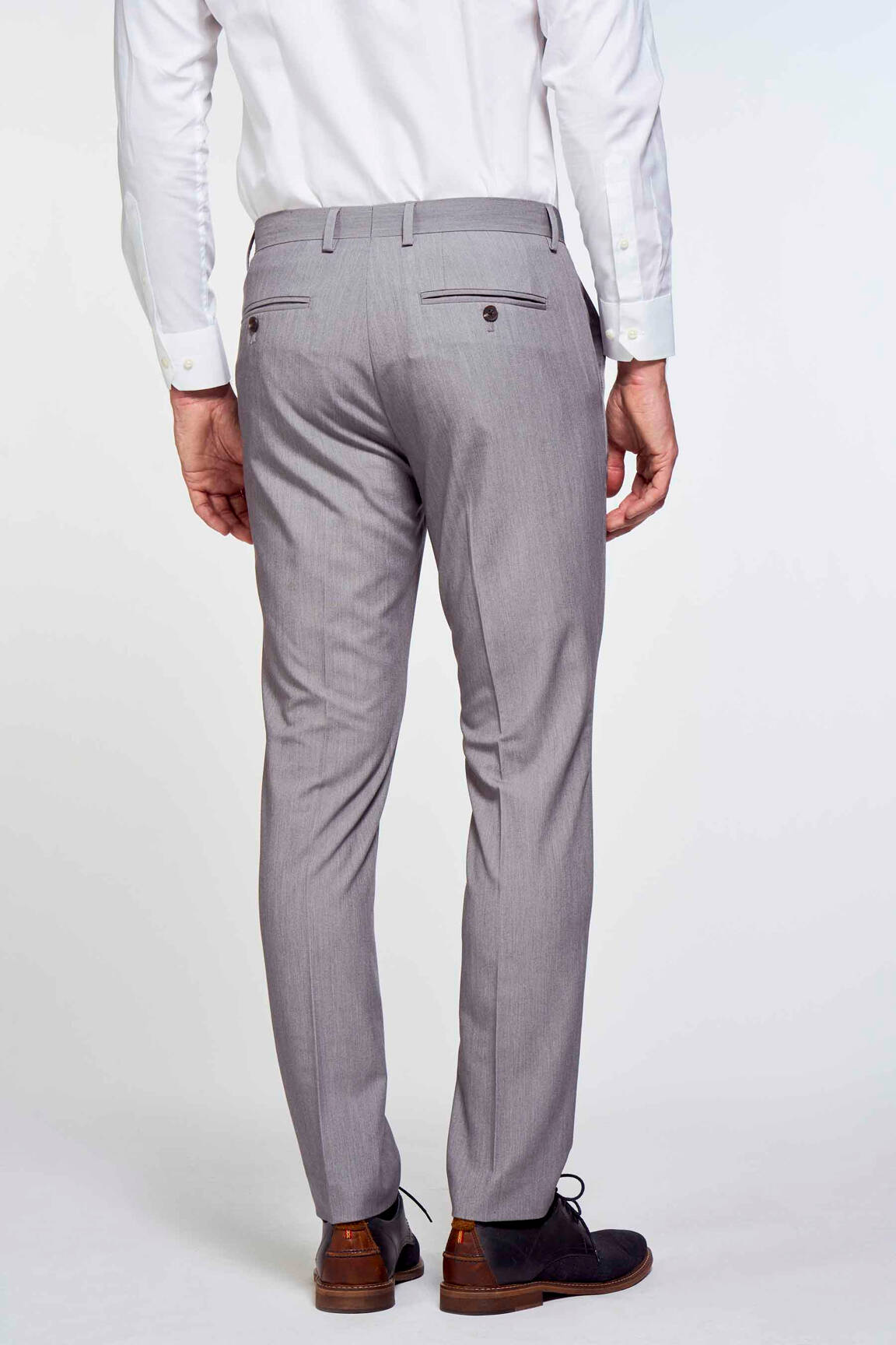 Lieknos kelnės pilka JACK & JONES vyras