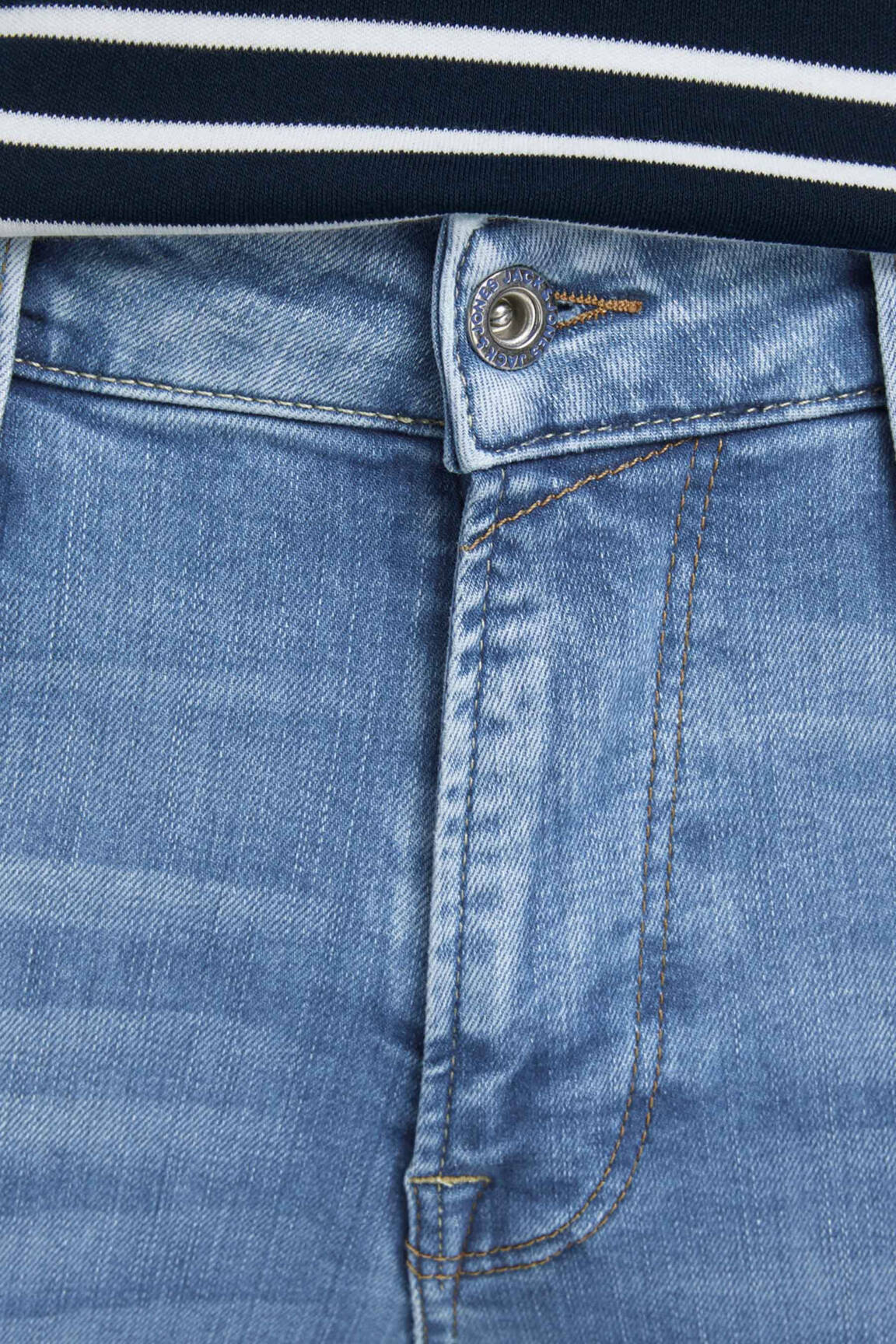 Tiesios kirpimo džinsai mėlyna JACK & JONES vyras