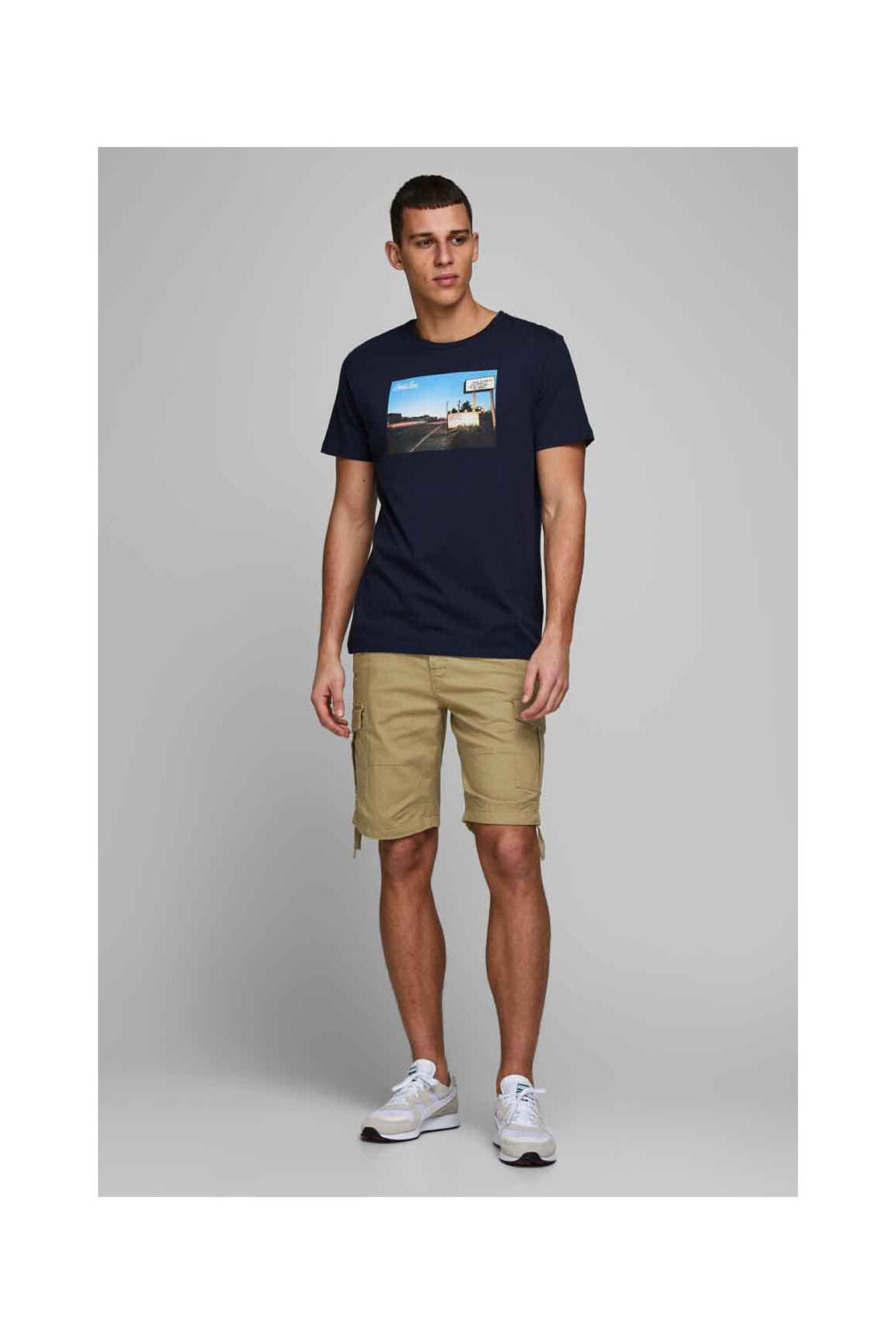 Šortas raudona JACK & JONES vyras