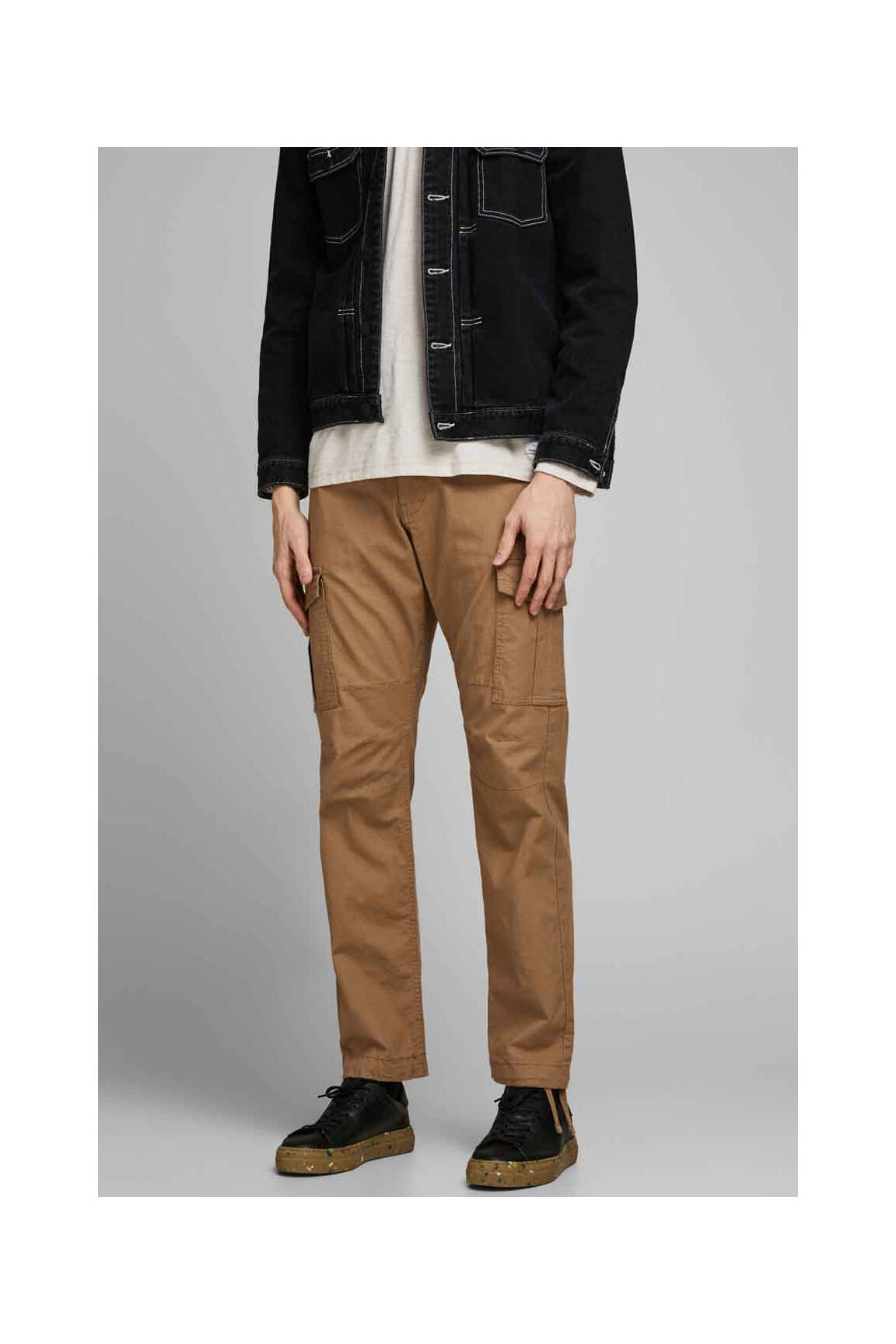 Kargo kelnė rudas JACK & JONES vyras