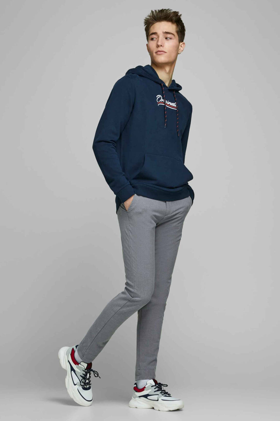 Chino kelnė pilka JACK & JONES vyras