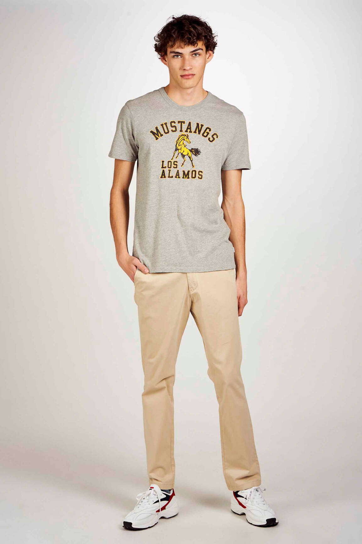 Chino kelnė baltas JACK & JONES vyras