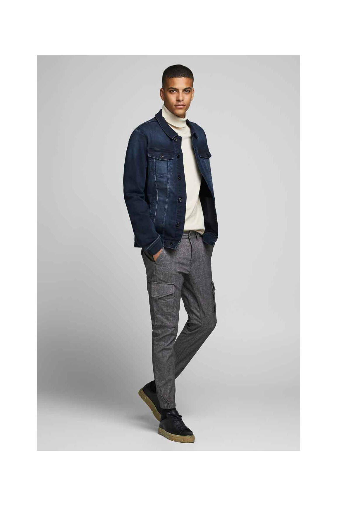 Kargo kelnė pilka JACK & JONES vyras