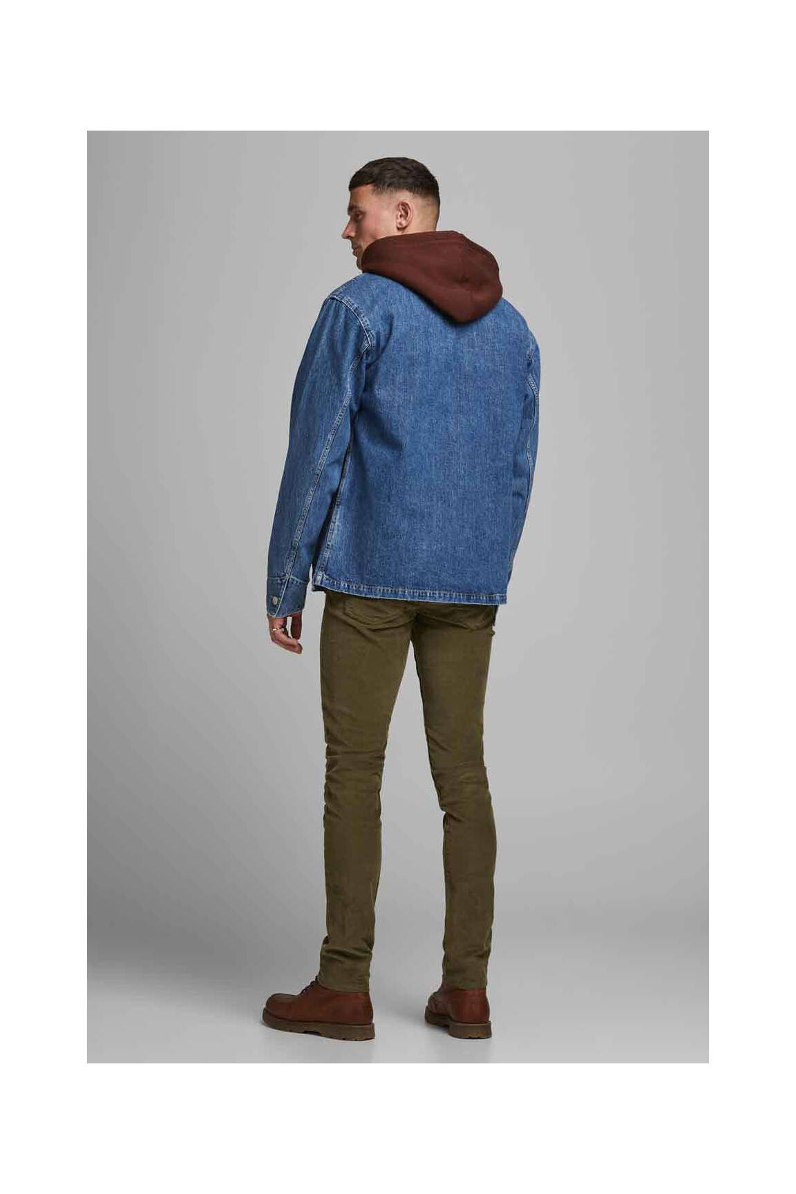 Tiesi kelnė rudas JACK & JONES vyras