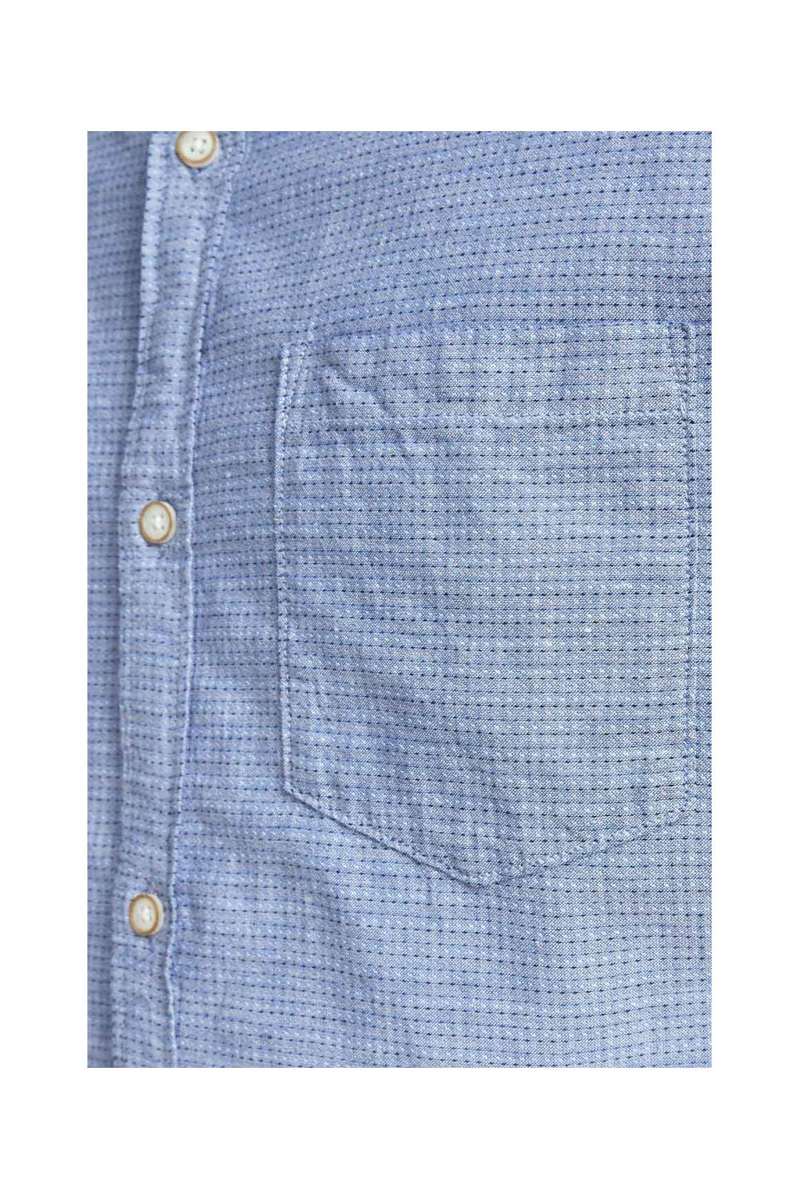 Trumpa rankovė marškiniai mėlyna JACK & JONES vyras