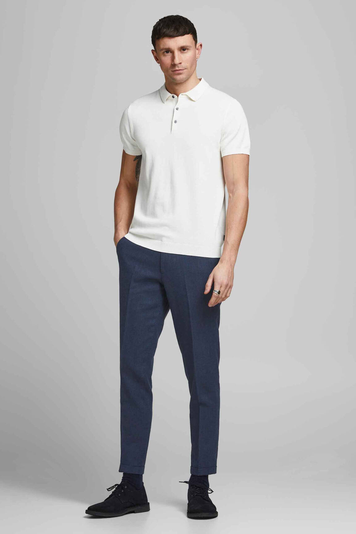 Tiesi kelnė mėlyna JACK & JONES vyras