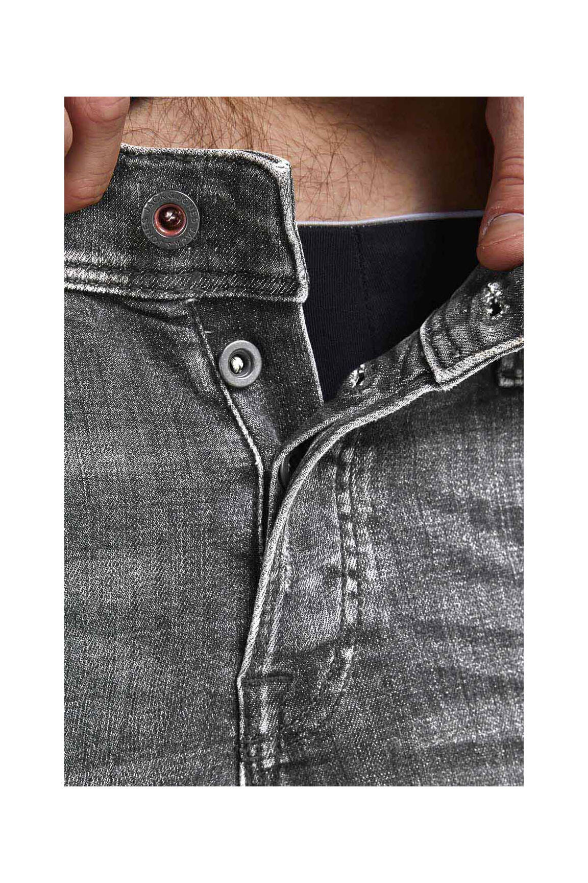 Lieknos džinsai juodas JACK & JONES vyras