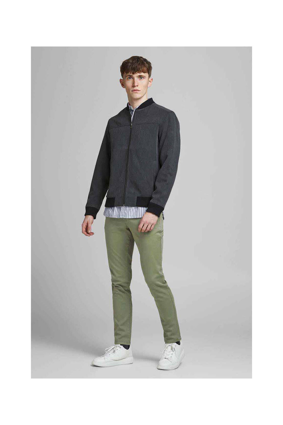 Chino kelnė žalias JACK & JONES vyras