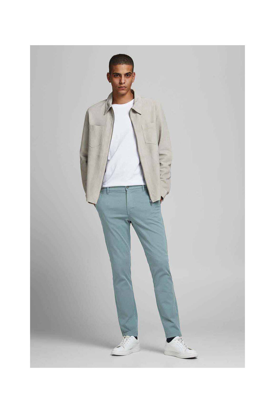 Chino kelnė mėlyna JACK & JONES vyras